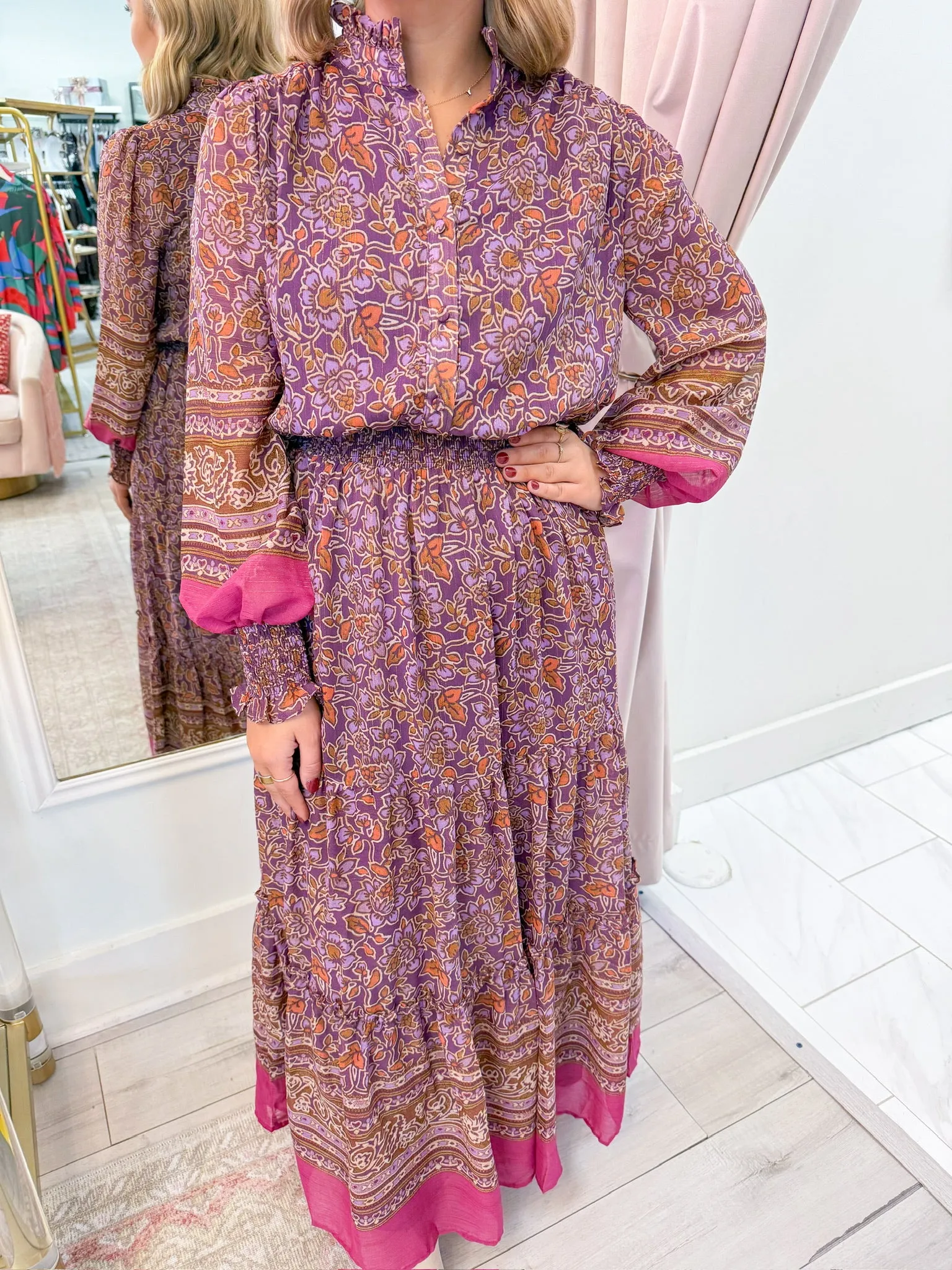 Nikita Chiffon Floral Maxi Dress sold by Mimosa product image thumbnail 2