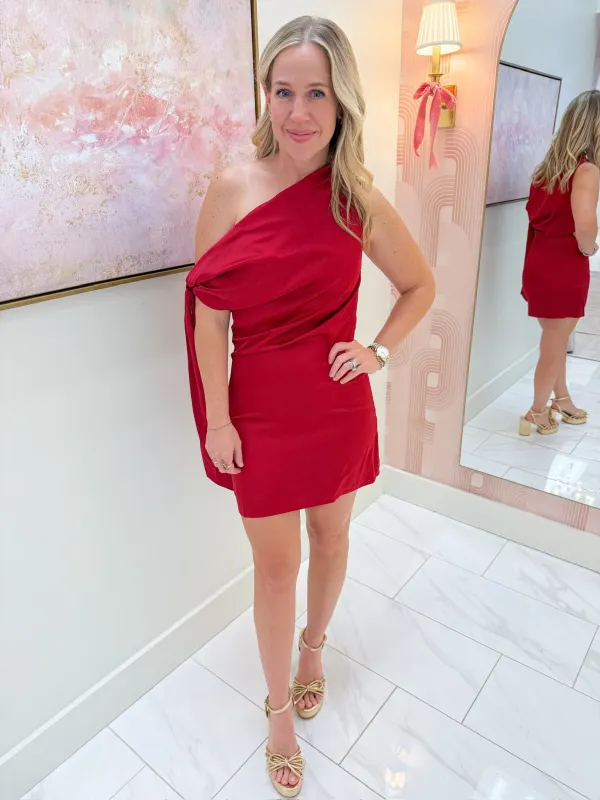 Topaz Satin Cocktail Dress sold by Mimosa