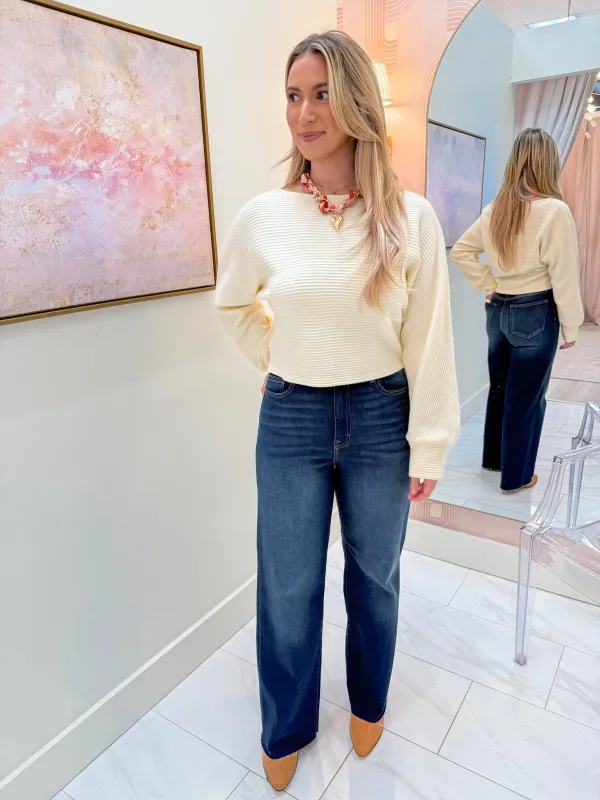 On A Stroll Boatneck Knit Top sold by Mimosa