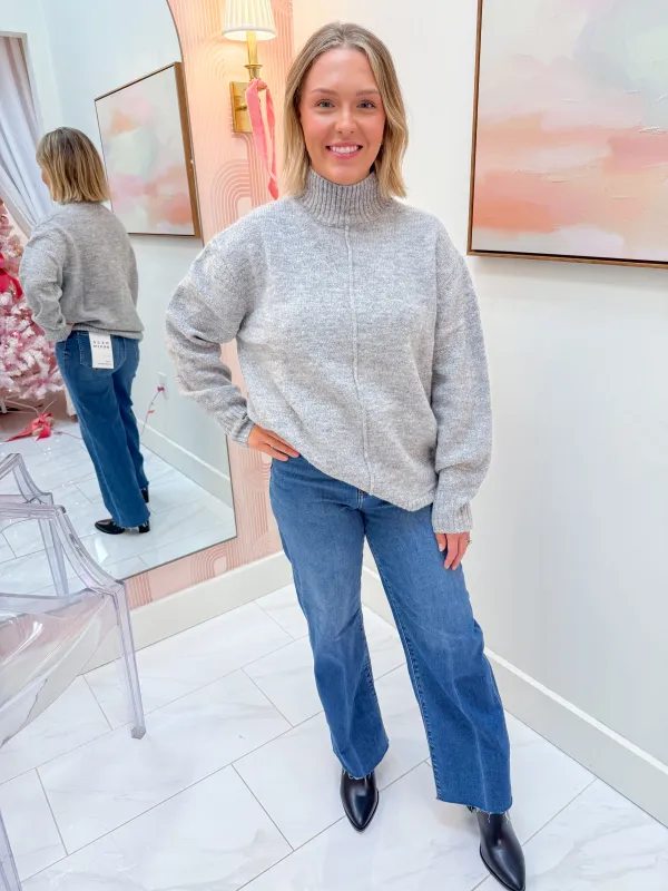 Morning Ash Turtleneck Sweater sold by Mimosa