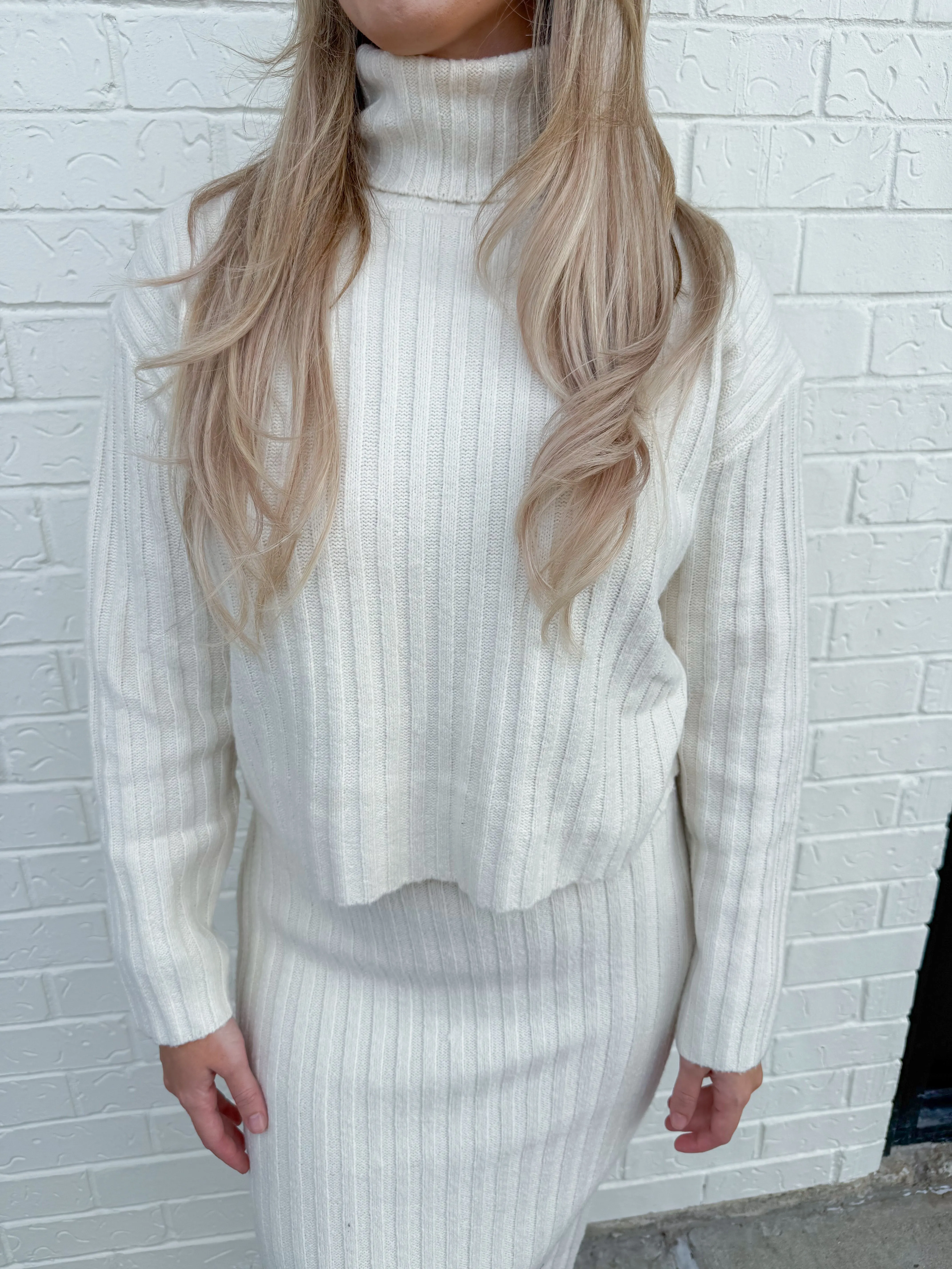 Cosette Rib Turtleneck Sweater sold by Mimosa product image thumbnail 3