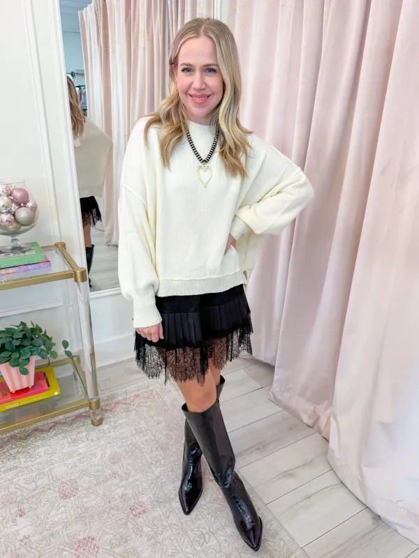 Everyday Balloon Sleeve Sweater sold by Mimosa