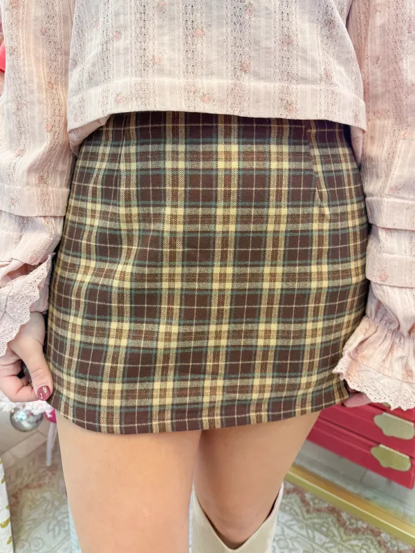 Enigma Mini Skort sold by Mimosa