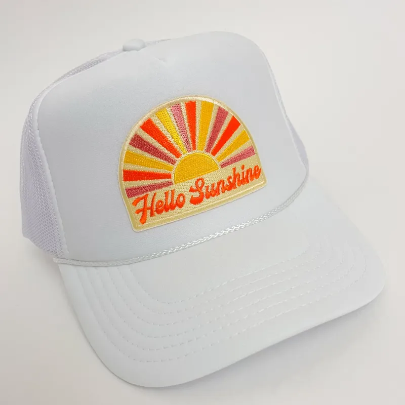 Hello Sunshine Trucker Hat sold by Mimosa