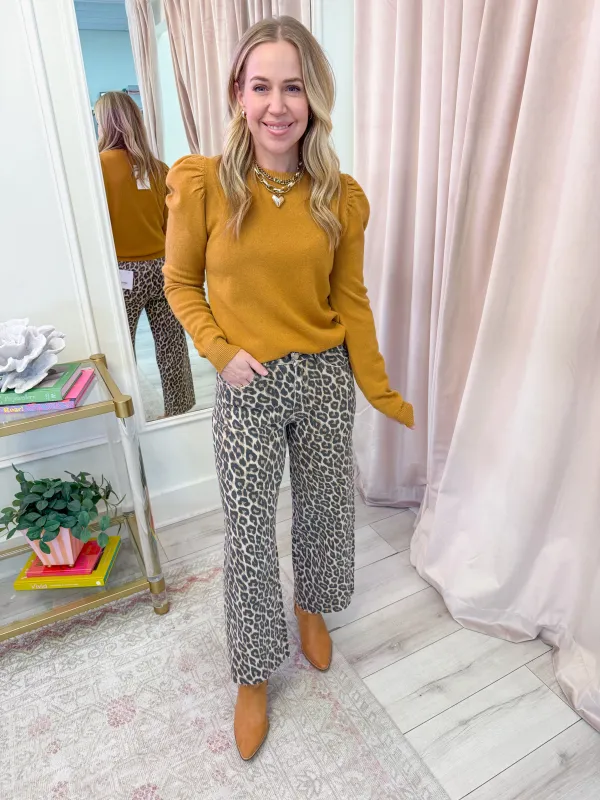 Ashford Puff Sleeve Sweater made by Mimosa