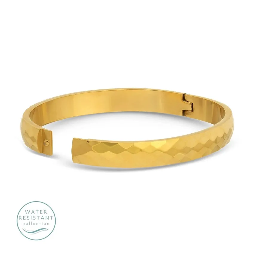 Textured Hinged Bangle sold by Mimosa product image thumbnail 2