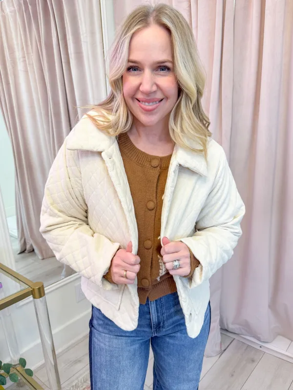 Chandler Quilted Jacket sold by Mimosa