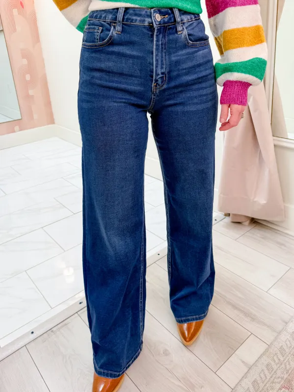 Olivia Super Soft HR Wide Leg Jean made by Flying Monkey