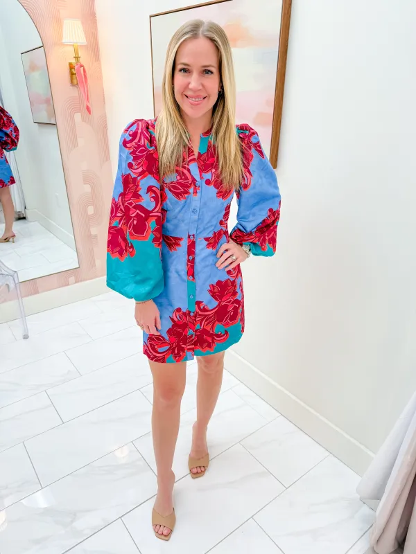 Athena Dress Cactus Flower sold by Mimosa