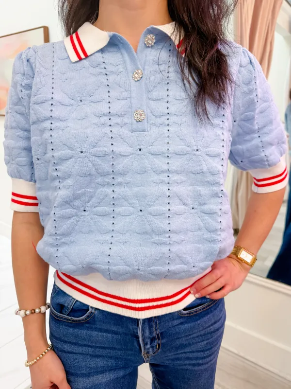 Fresh Start Sweater Top made by entro