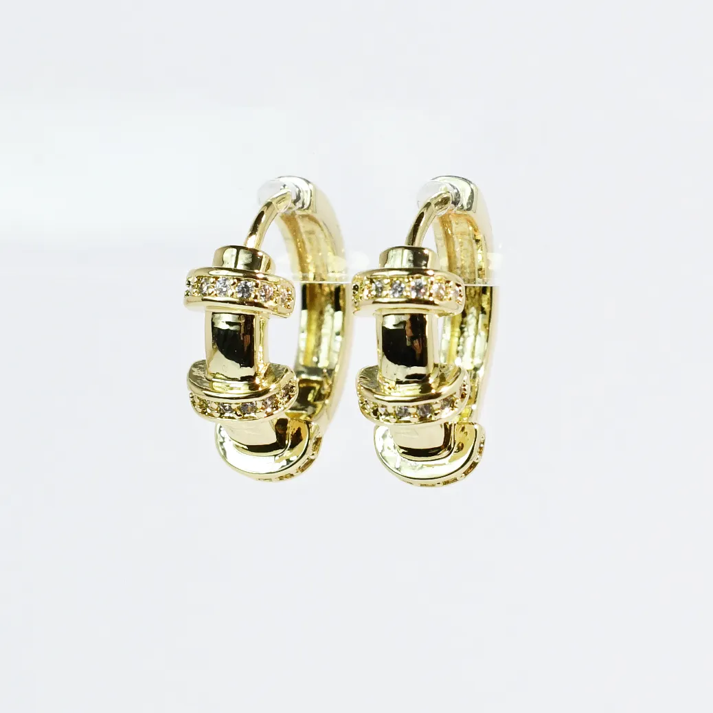 Rossette Gold Huggies sold by Mimosa product image thumbnail 2