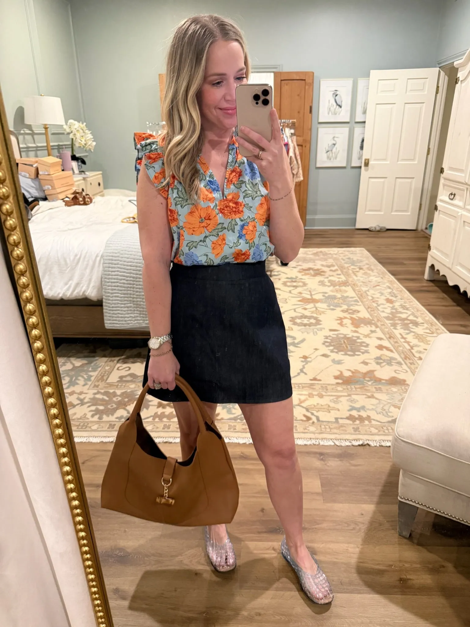 Jade Ruffle Blouse sold by Mimosa product image thumbnail 2