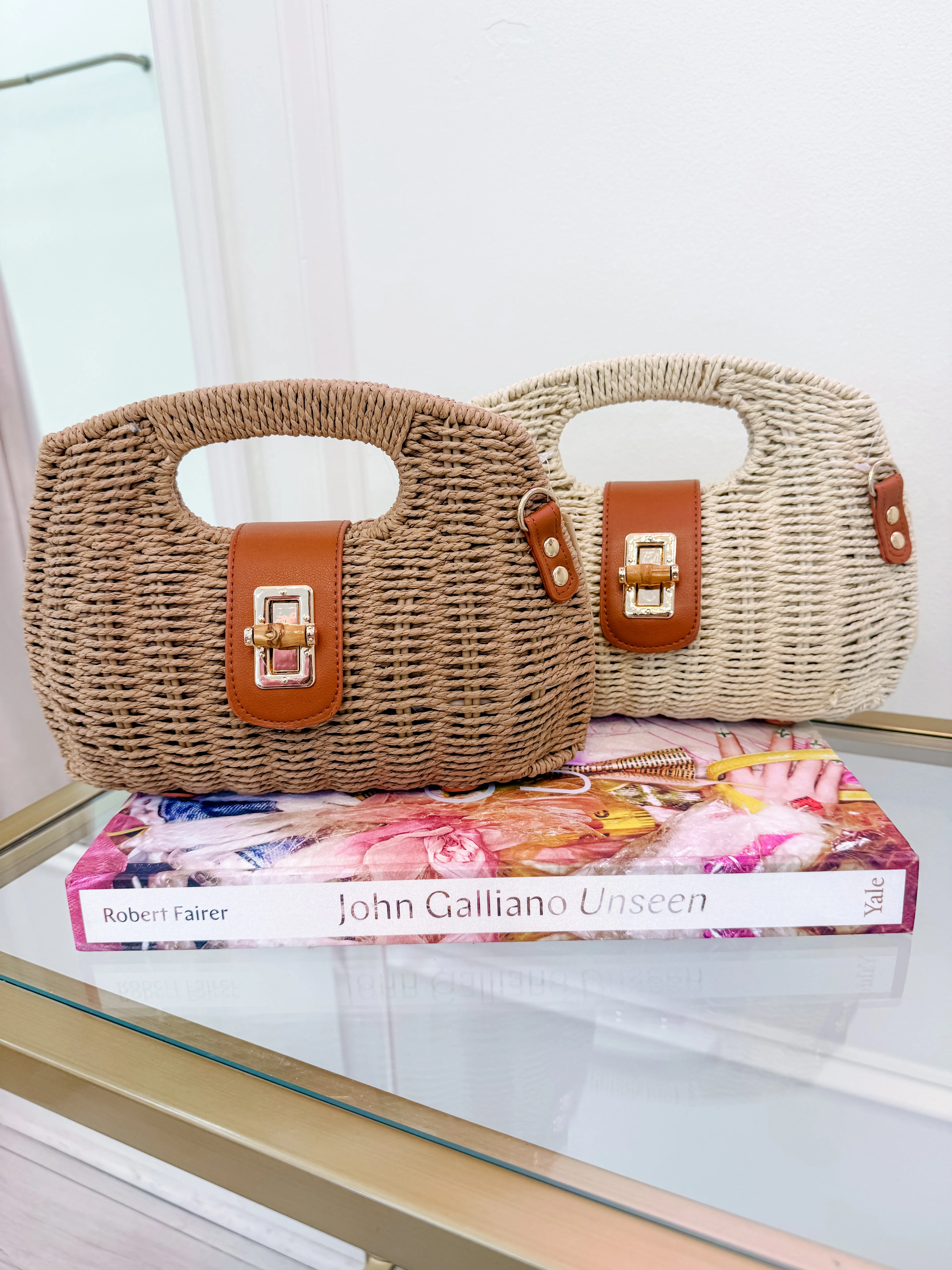Cecilia Coast Straw Handbag sold by Mimosa product image thumbnail 2