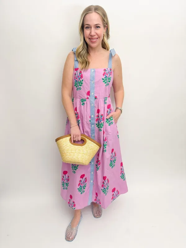 Yasmin Floral Midi Dress made by THML