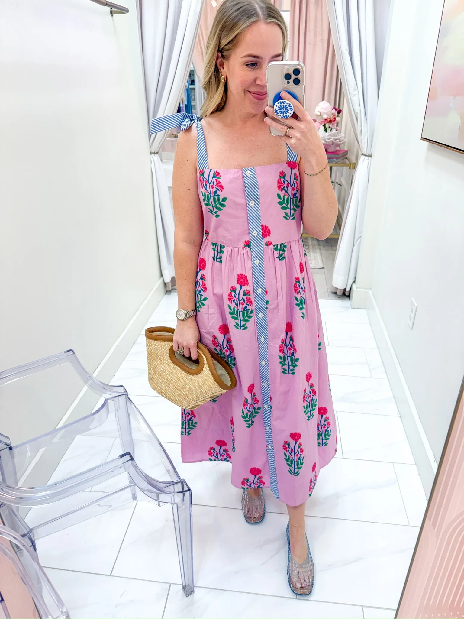 Yasmin Floral Midi Dress sold by Mimosa product image thumbnail 3