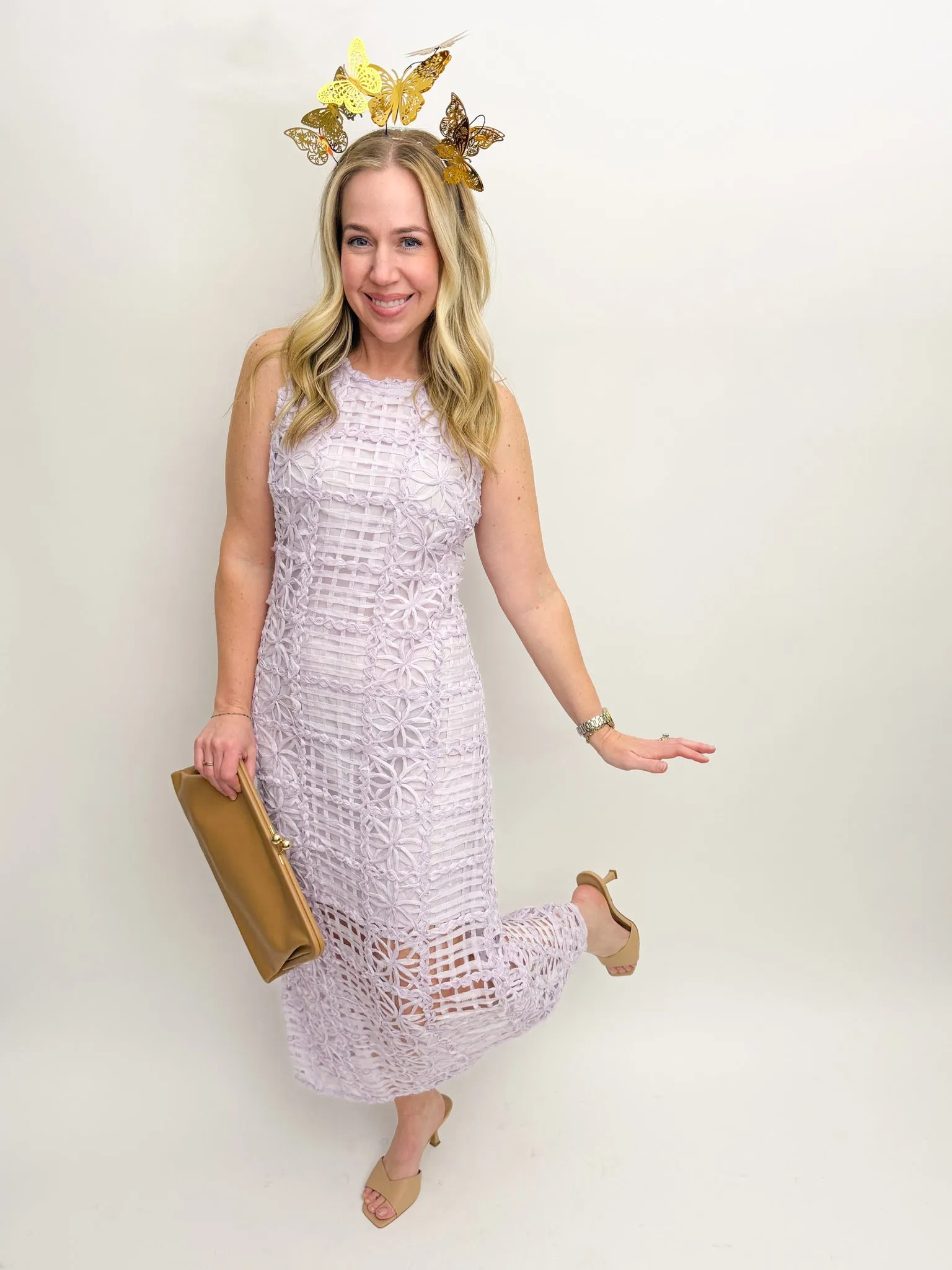 Delphine Textured Maxi Dress sold by Mimosa product image thumbnail 3