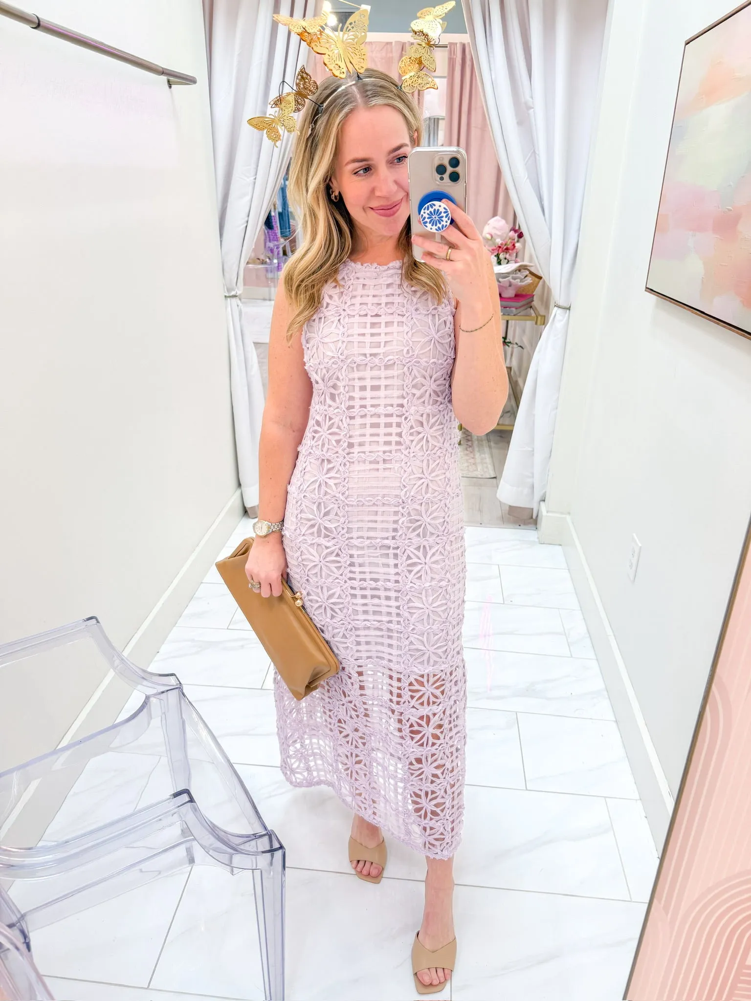 Delphine Textured Maxi Dress sold by Mimosa product image thumbnail 4