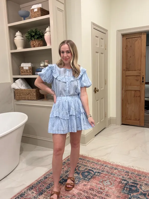 Rosabelle Ruffle Top & Skirt Set sold by Mimosa