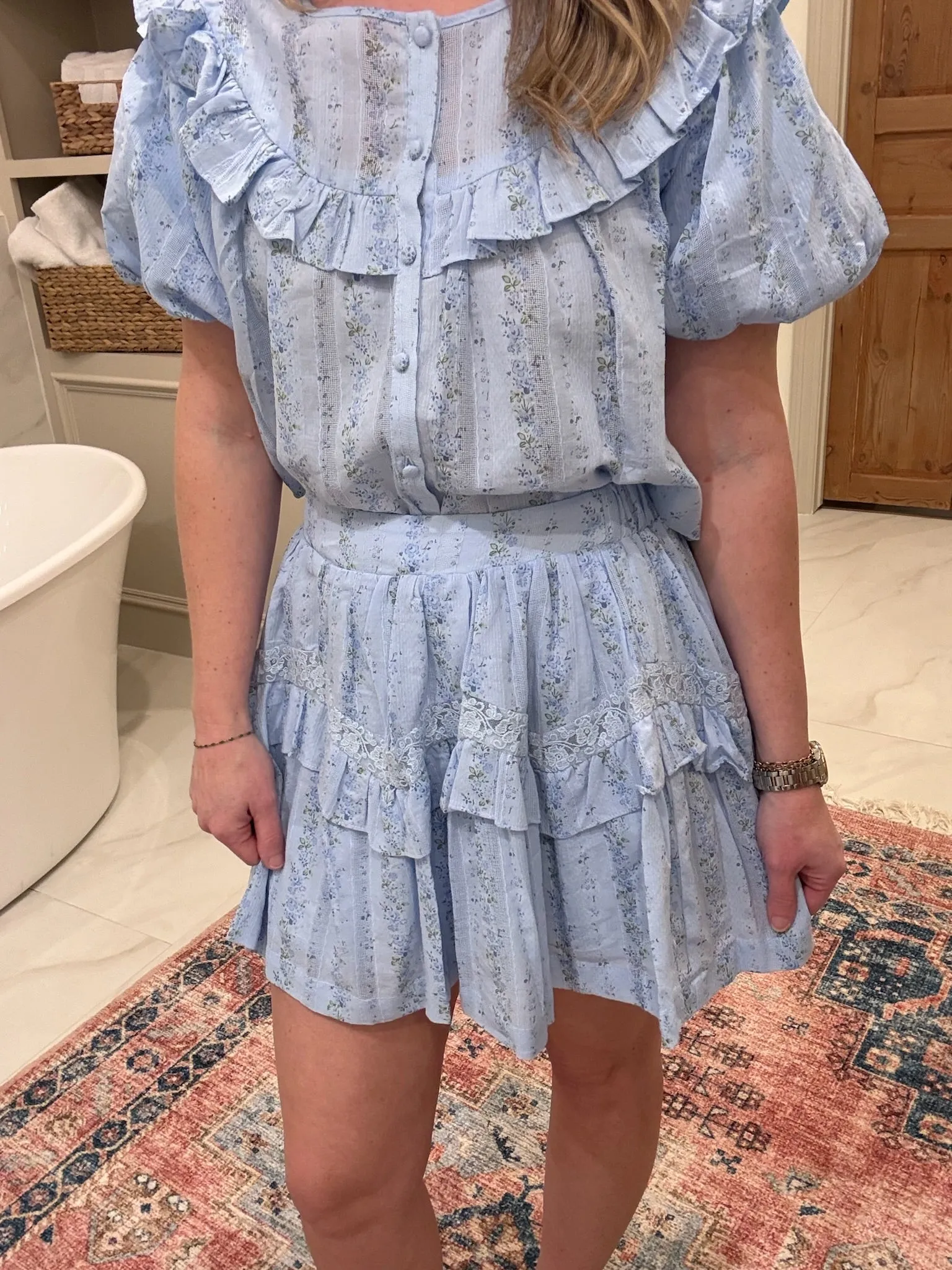 Rosabelle Ruffle Top & Skirt Set sold by Mimosa product image thumbnail 2