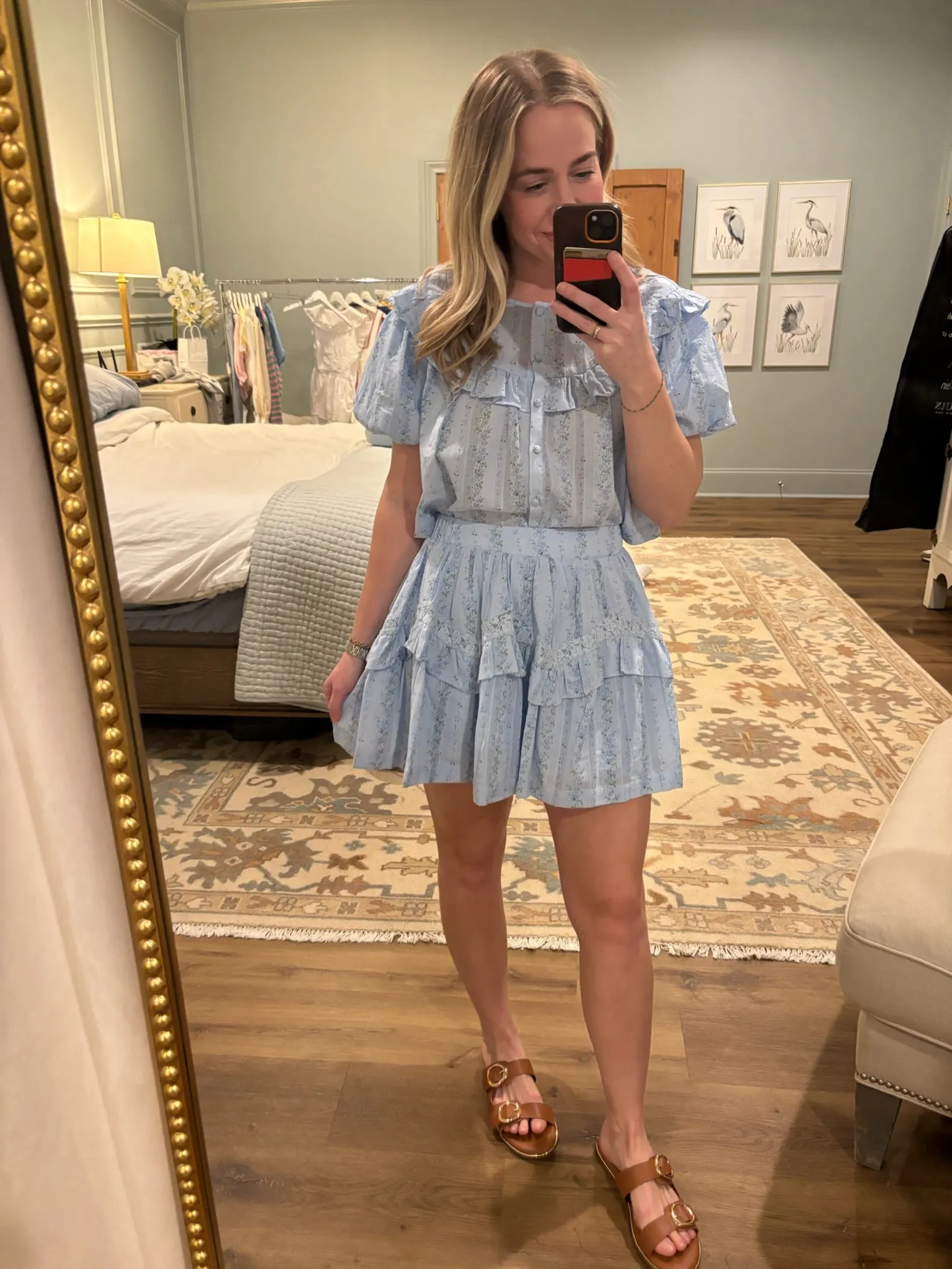 Rosabelle Ruffle Top & Skirt Set sold by Mimosa product image thumbnail 3