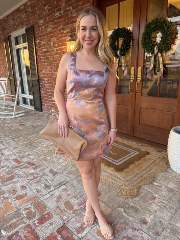 Cotton Candy Skies Cocktail Dress made by Bright