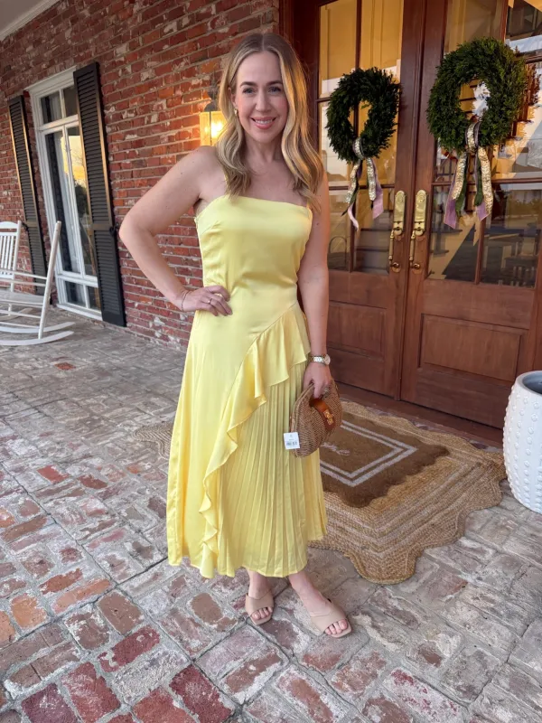Andie Satin Midi Dress made by TCEC