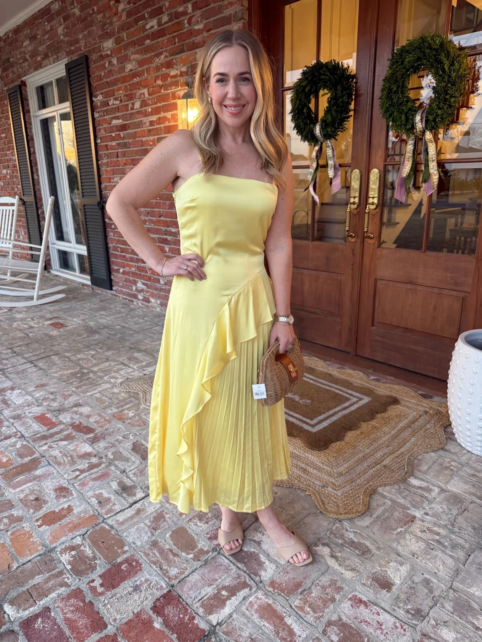 Andie Satin Midi Dress sold by Mimosa