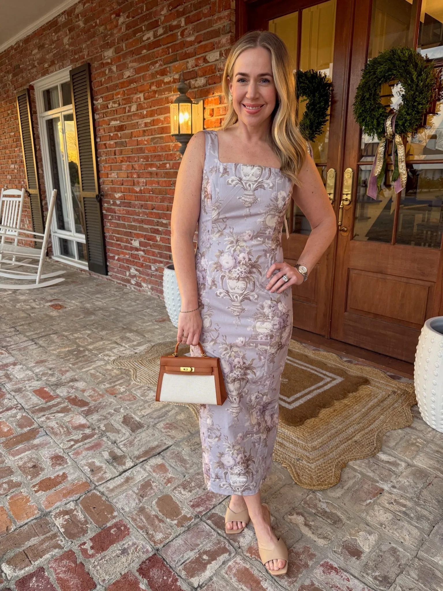 Sandrine Floral Midi Dress sold by Mimosa