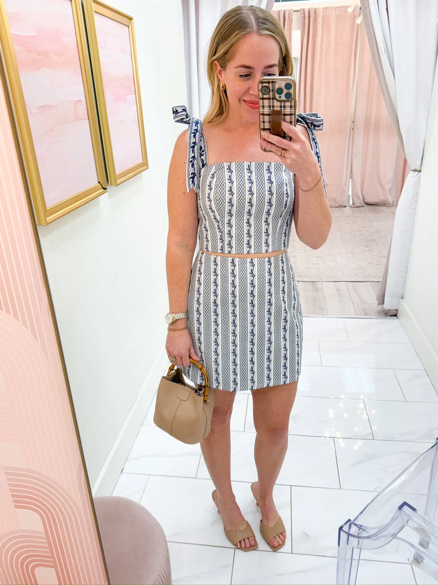 Blue Ivy Jacquard Tank & Skirt Set sold by Mimosa product image thumbnail 3