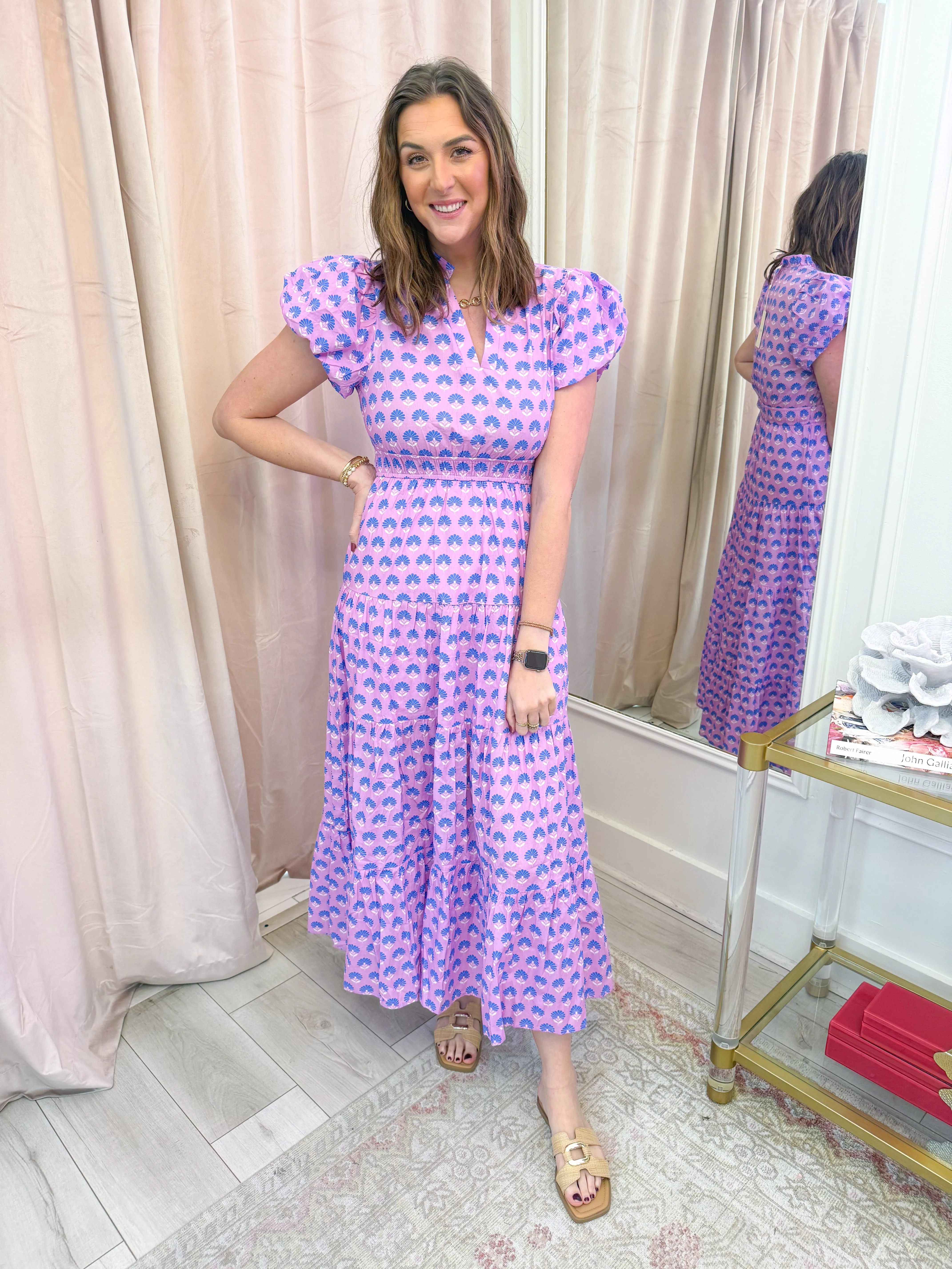 Hillside Floral Maxi Dress sold by Mimosa