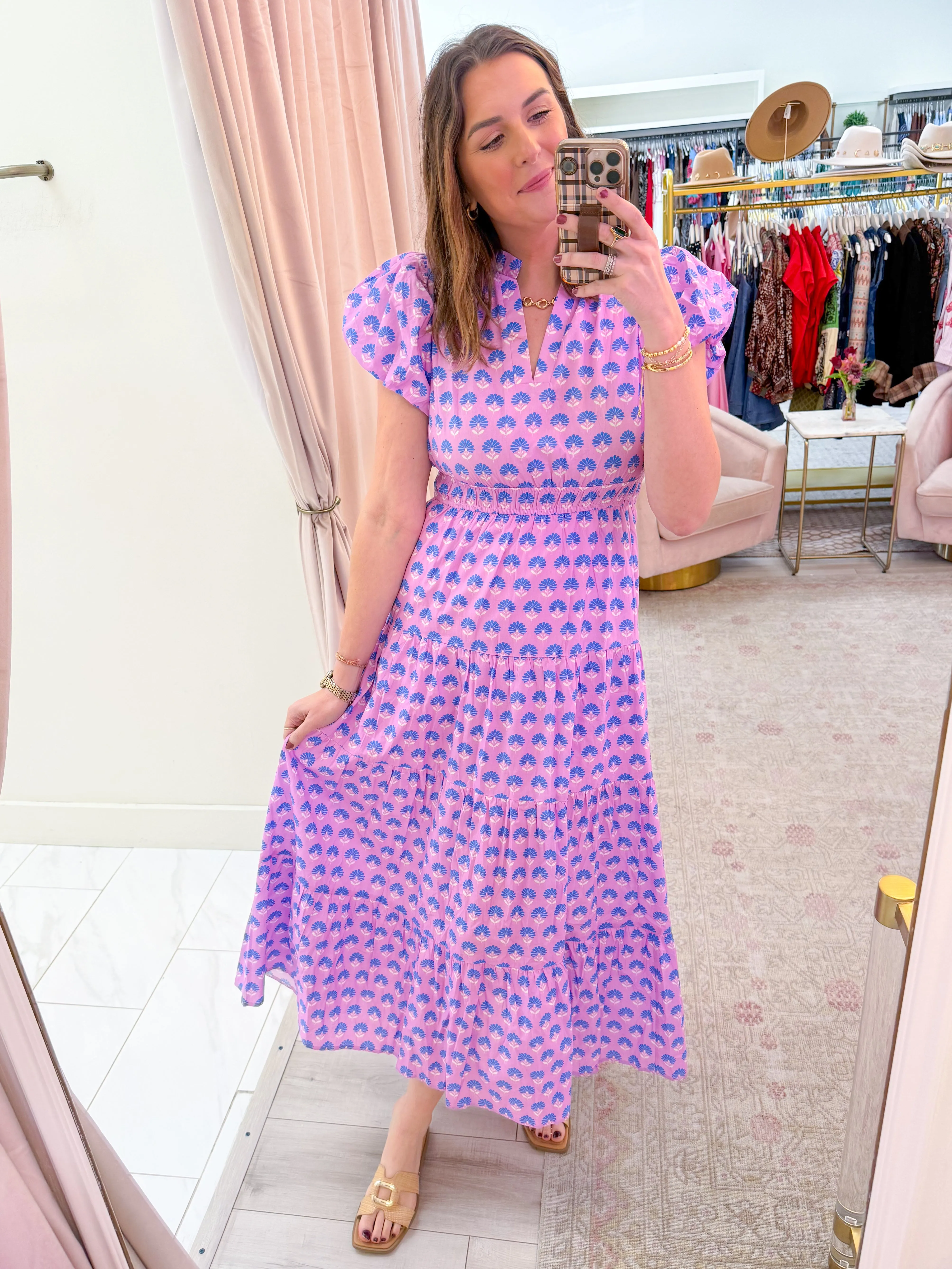 Hillside Floral Maxi Dress sold by Mimosa product image thumbnail 3