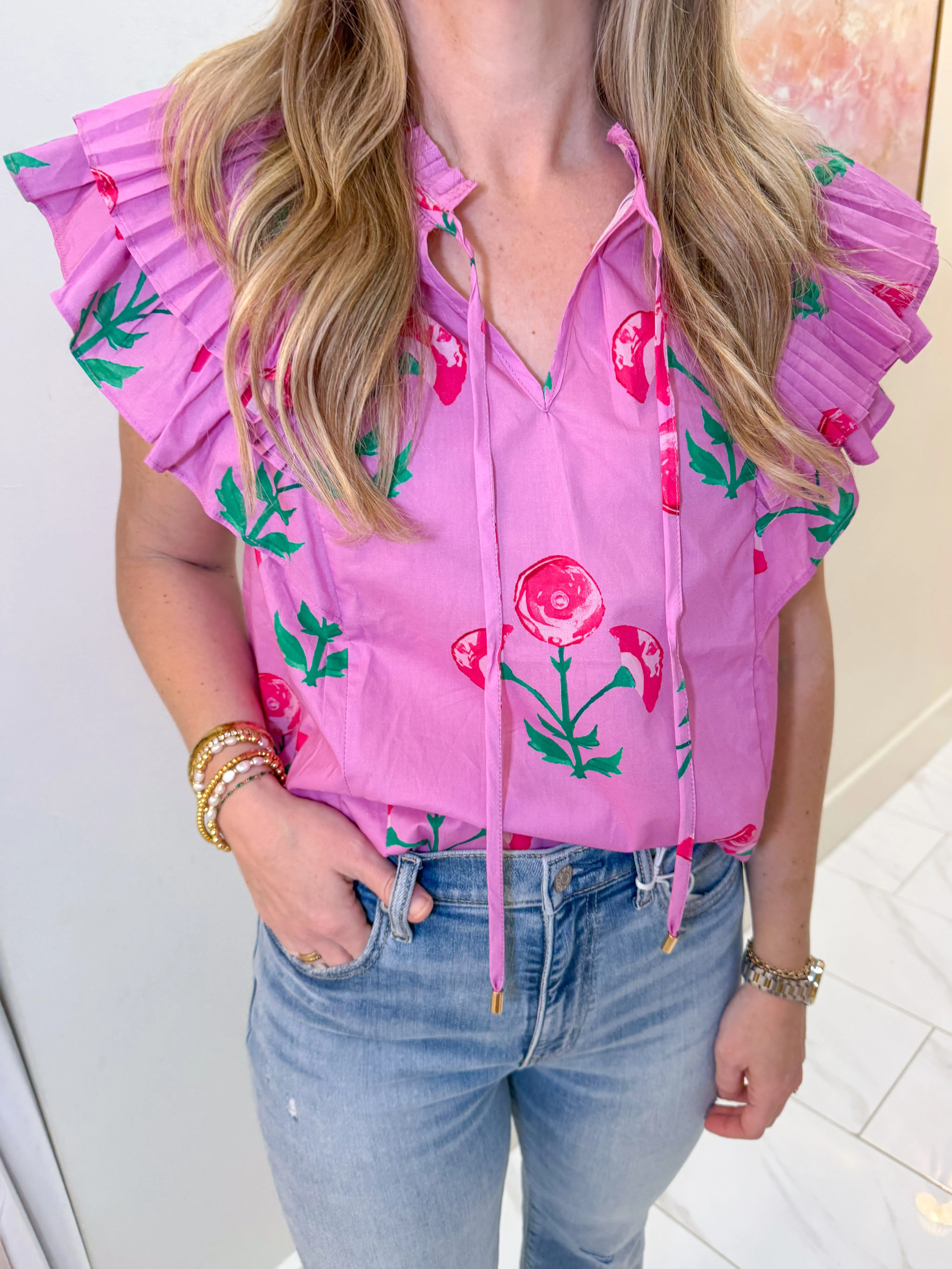 Maryam Floral Blouse sold by Mimosa product image thumbnail 3