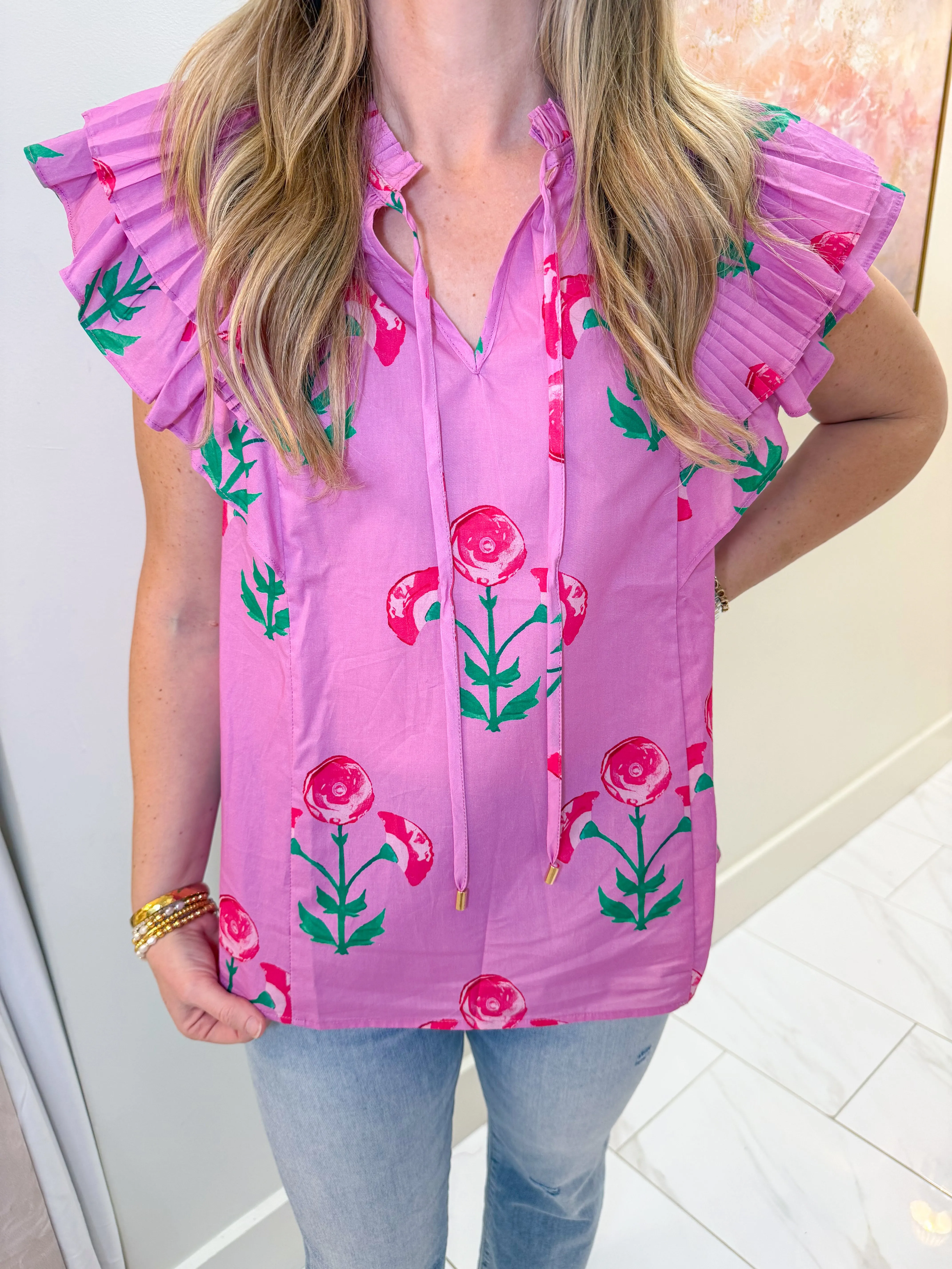 Maryam Floral Blouse sold by Mimosa product image thumbnail 2