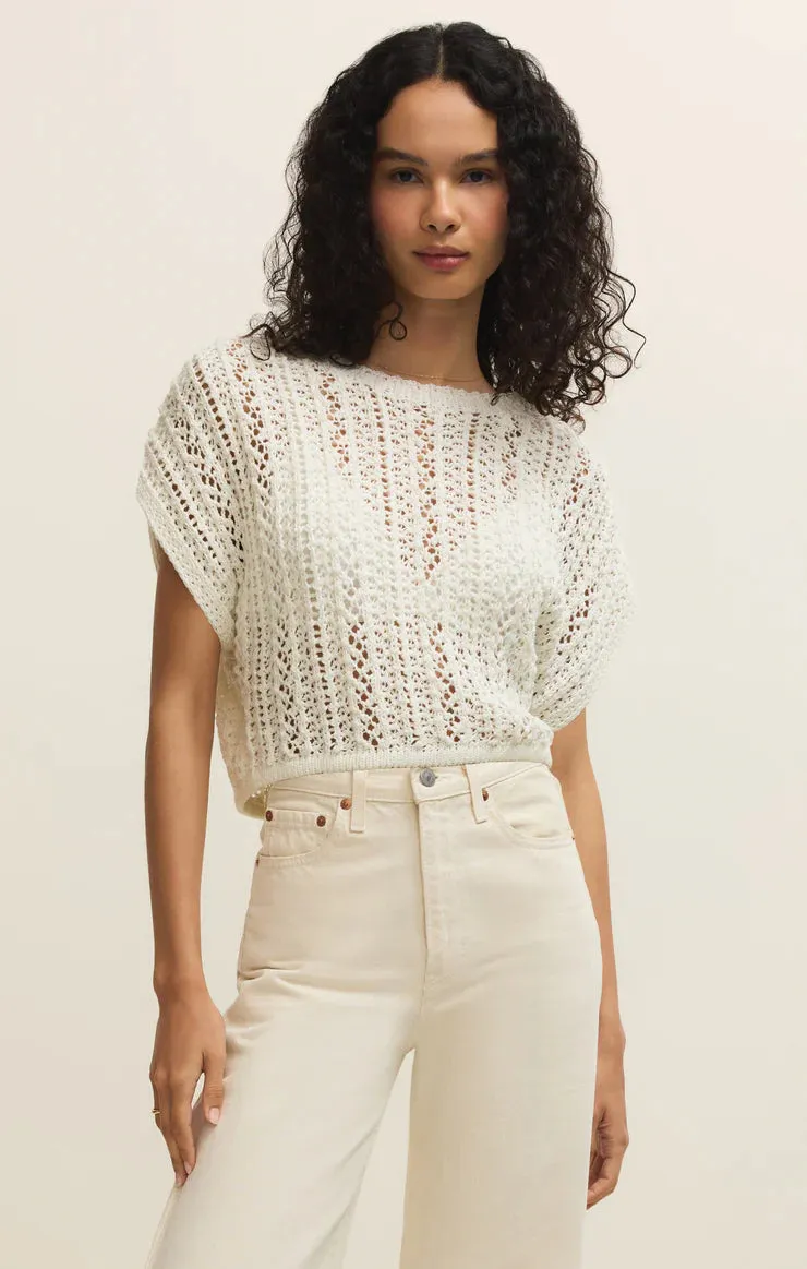 ZS Ballast Crochet Top sold by Mimosa