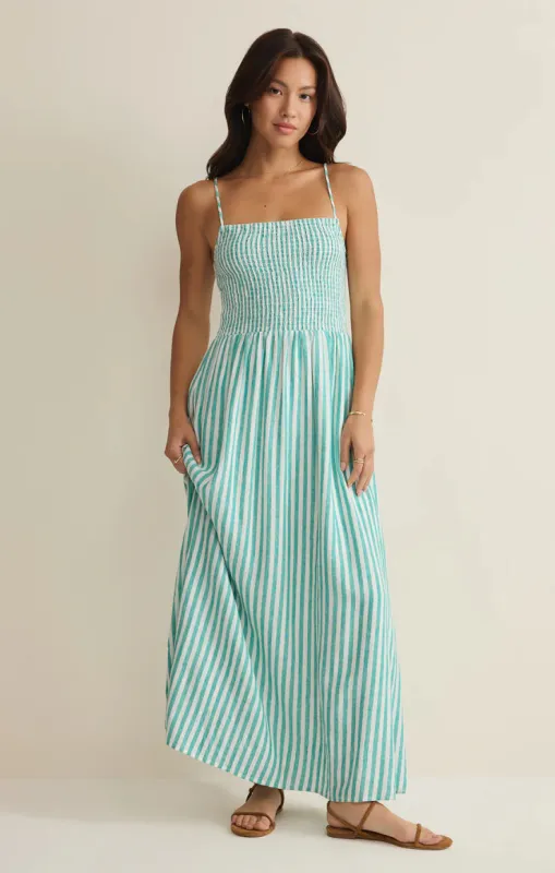 ZS Bayside Striped Midi Dress sold by Mimosa