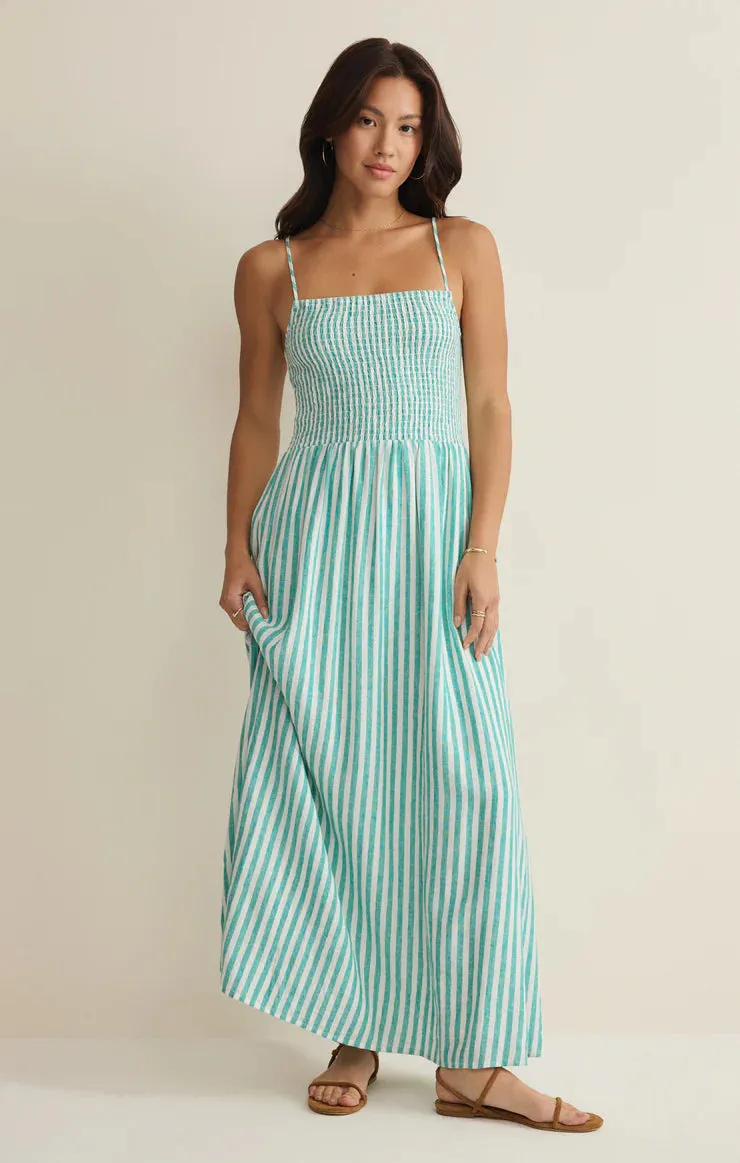 ZS Bayside Striped Midi Dress sold by Mimosa