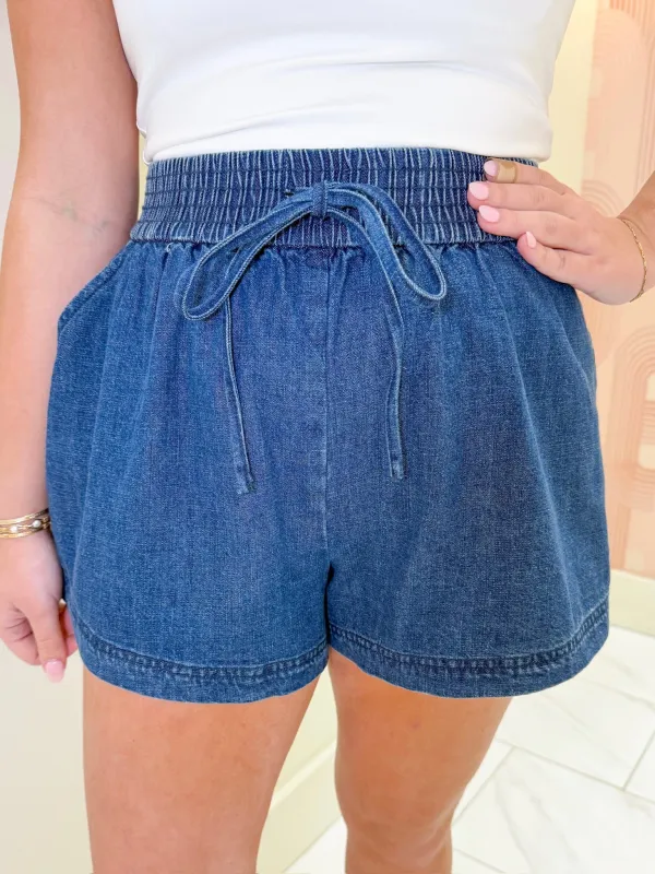 Downtown Denim Short made by Skies Are Blue