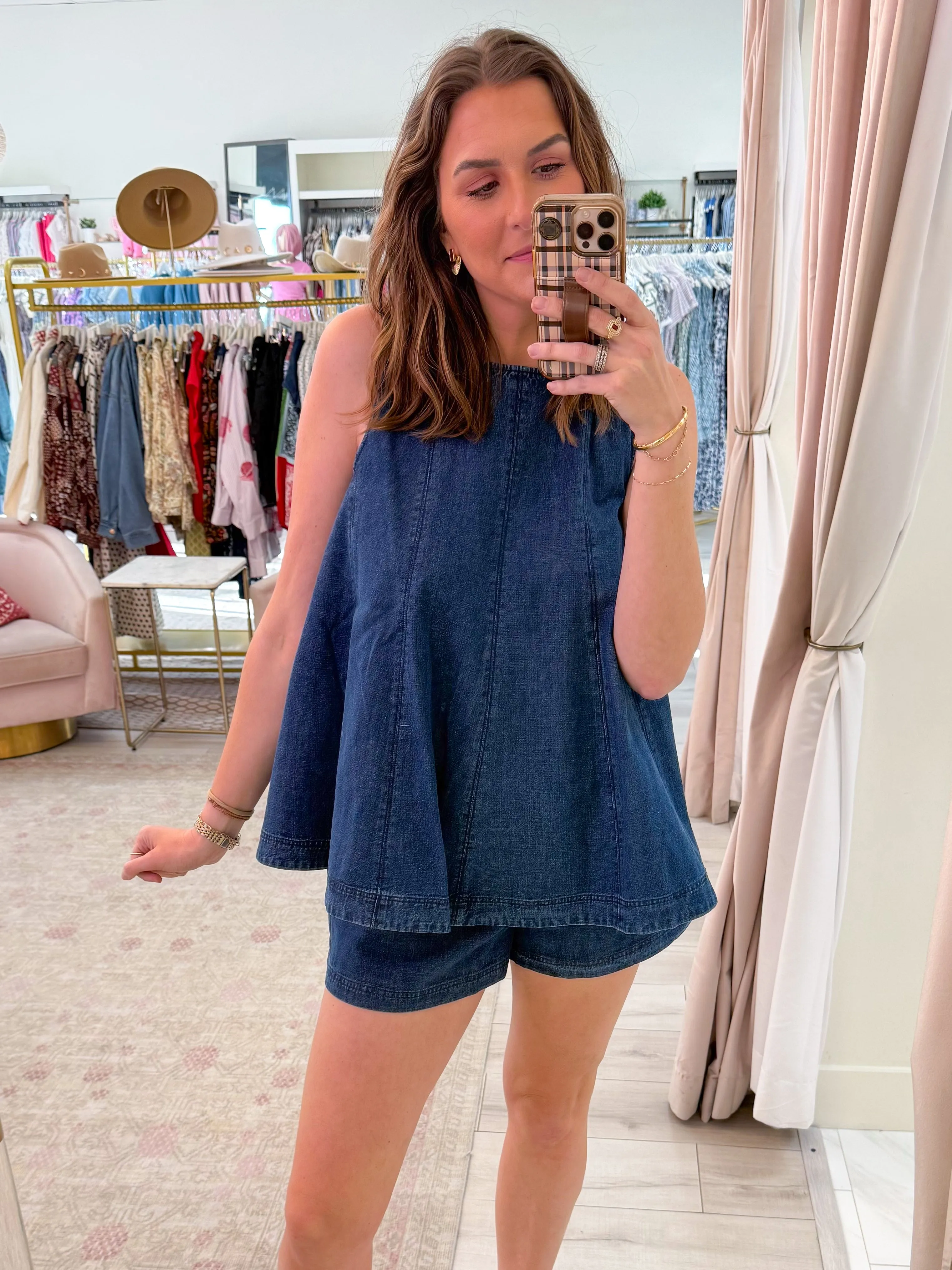 Downtown Denim Short sold by Mimosa product image thumbnail 2