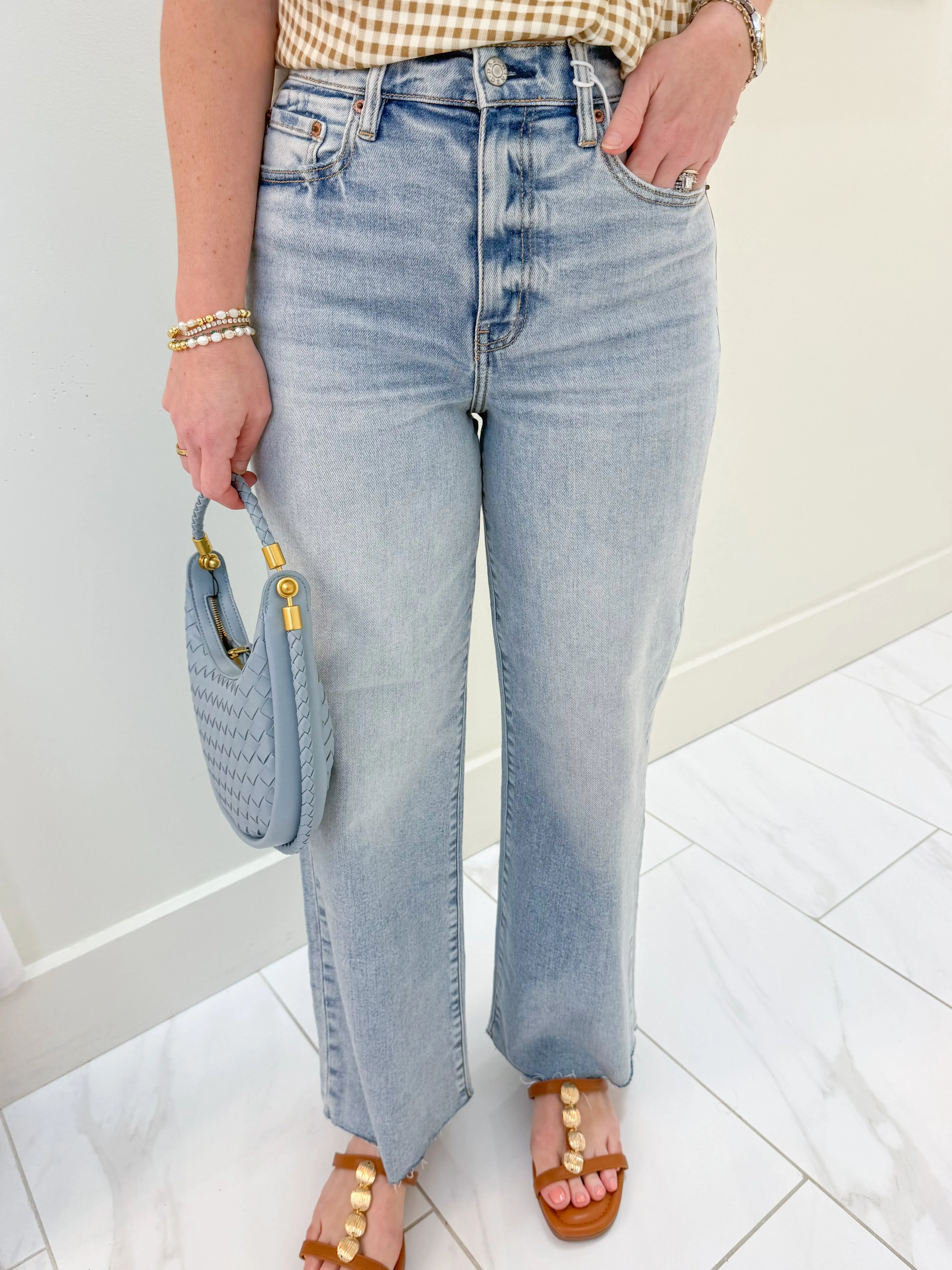 Pleaser High Rise Wide Ankle Miracle sold by Mimosa