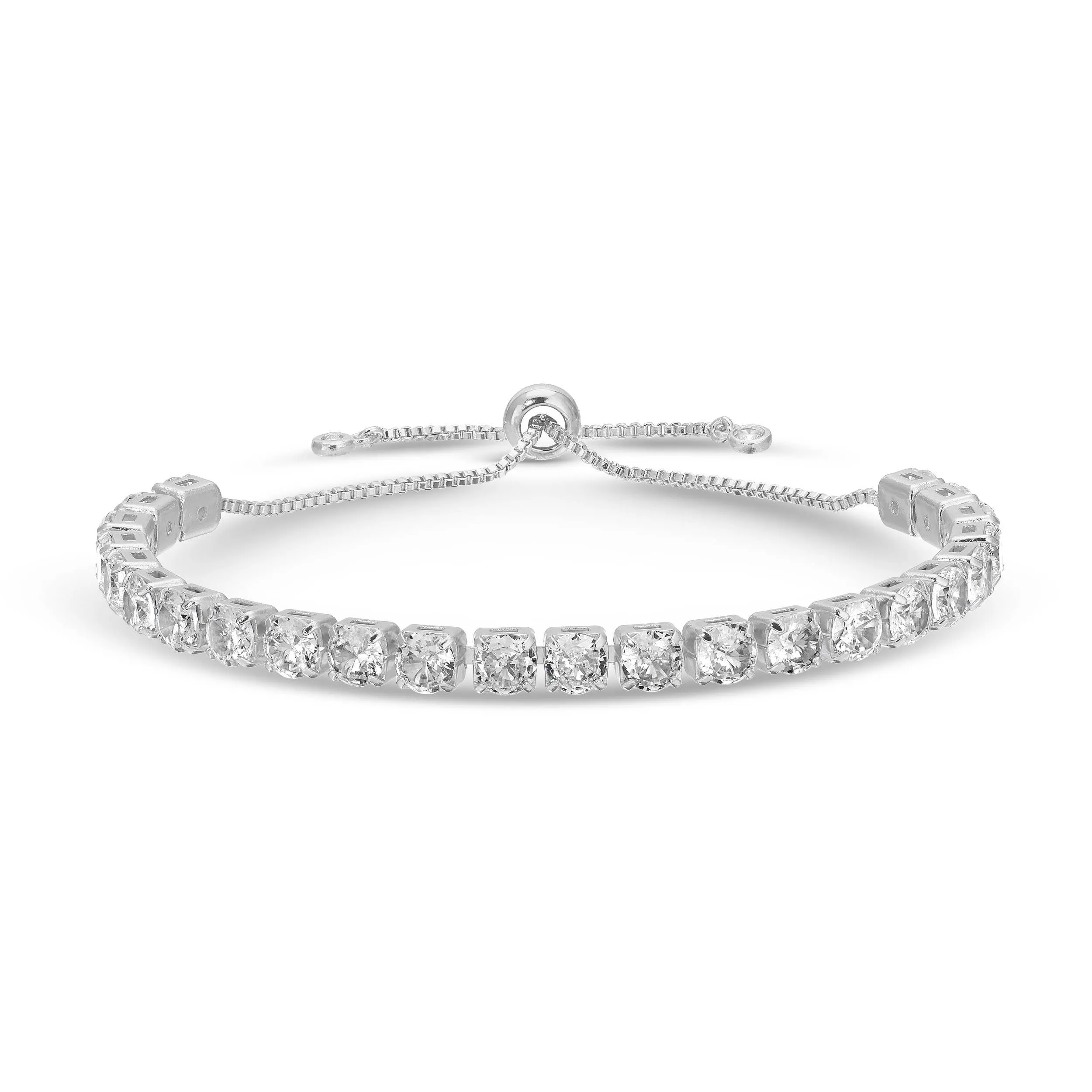 Pulley Tennis Bracelet Silver sold by Mimosa product image thumbnail 2