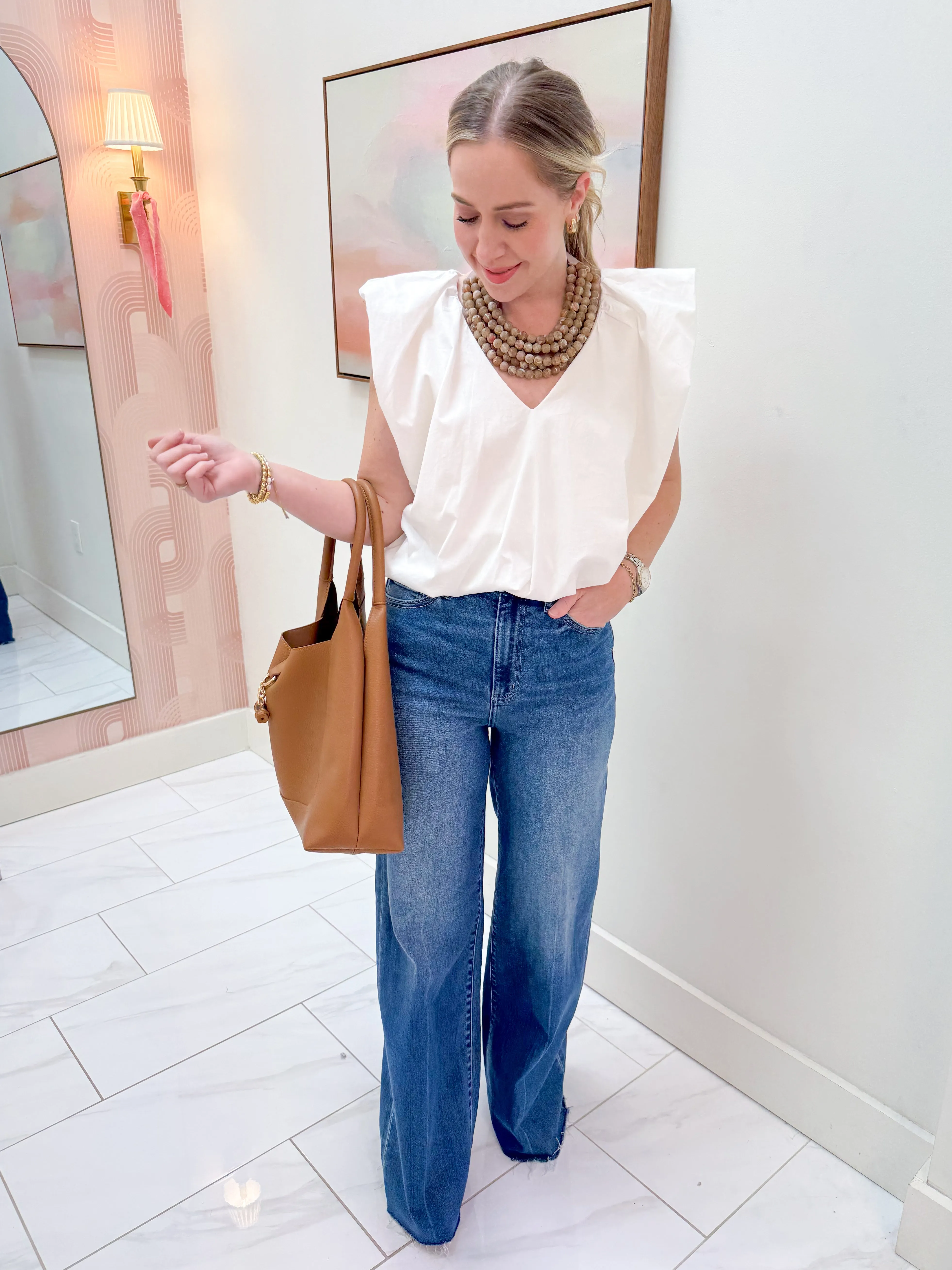 Far Out High Rise Wide Leg New Indigo sold by Mimosa product image thumbnail 3