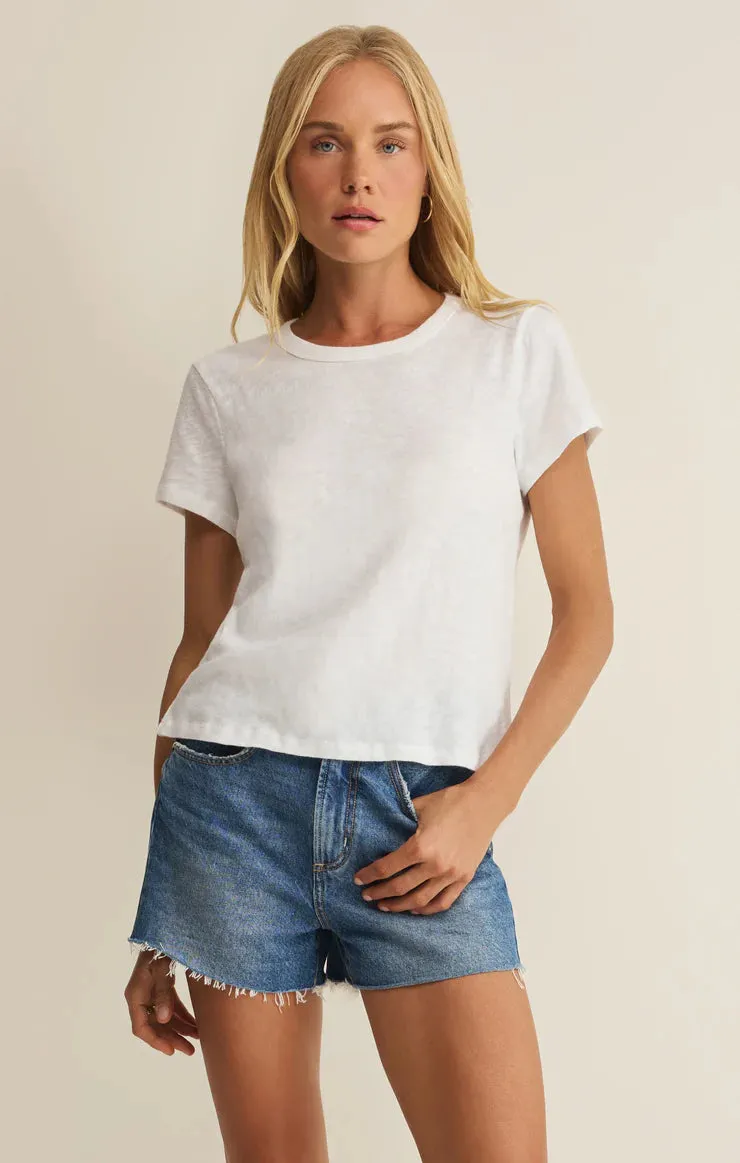 ZS Junie Slub Tee Shirt sold by Mimosa product image thumbnail 2