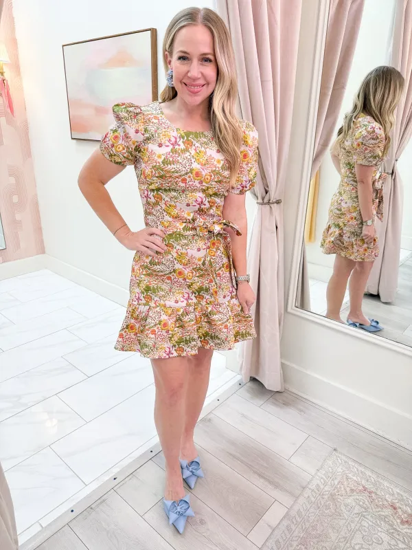 Wildflower Society Jacquard Mini Dress made by Bright
