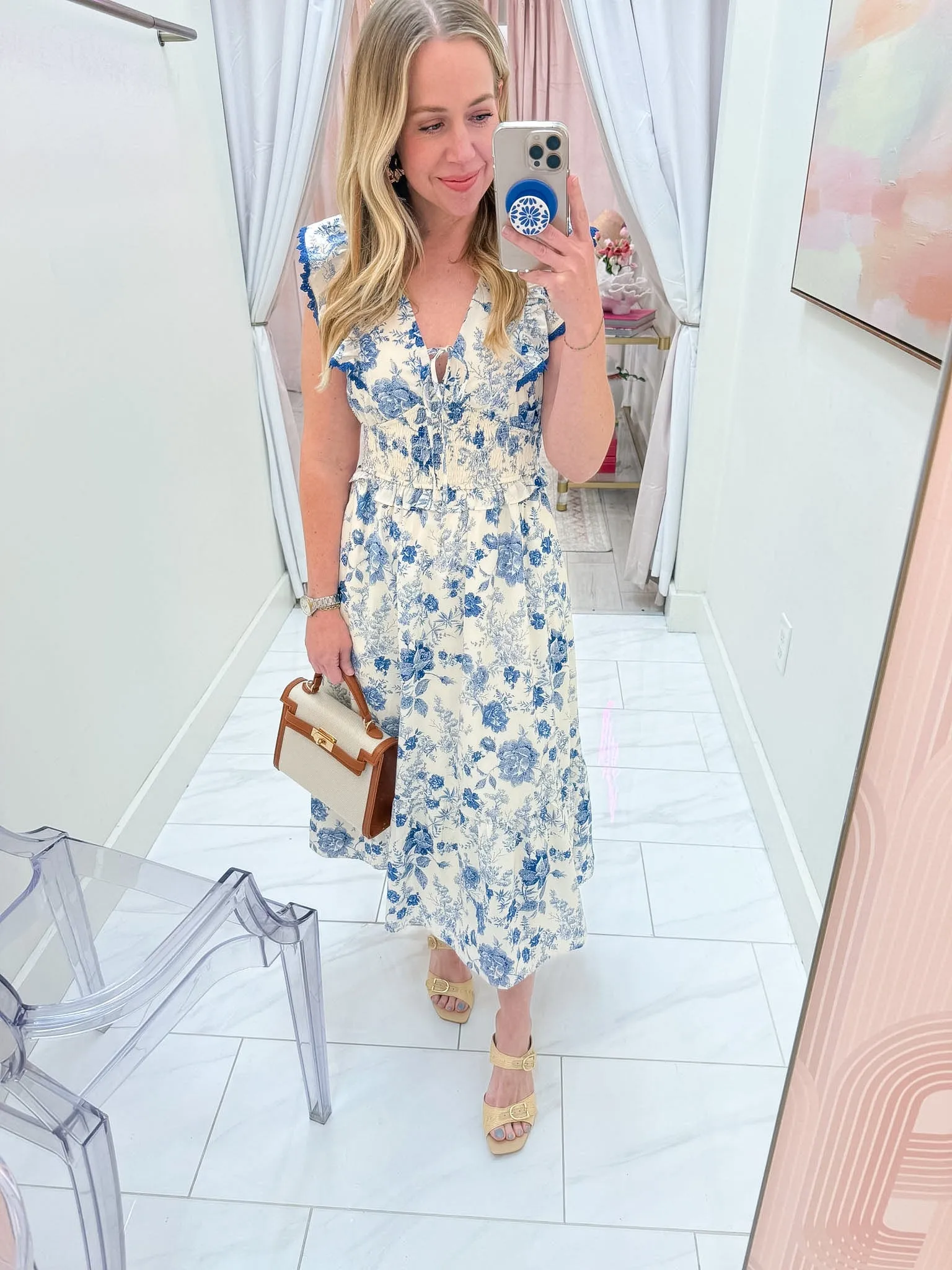 Amalfi Garden Midi Dress sold by Mimosa product image thumbnail 3