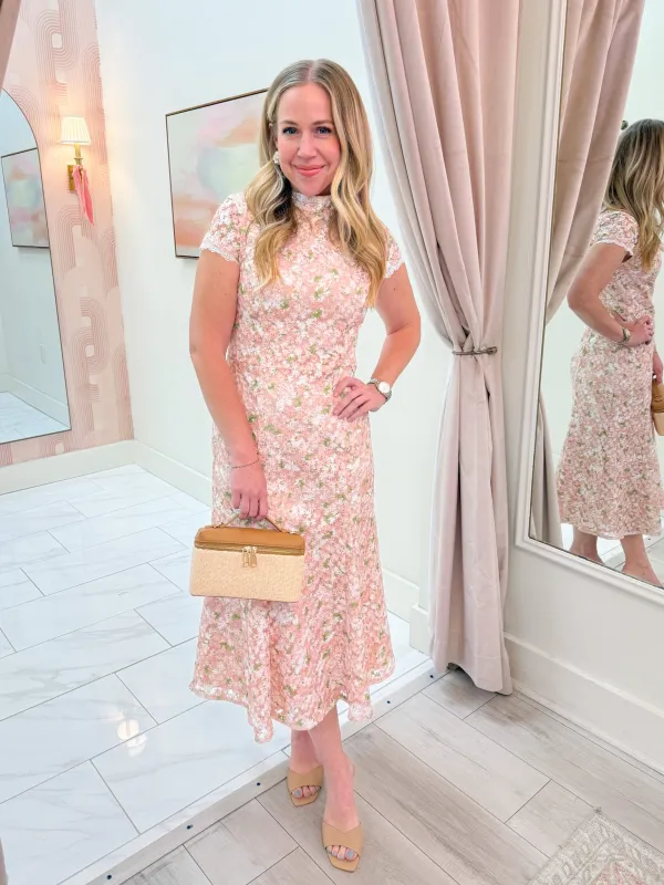 Garden Muse Lace Midi Dress made by Bright