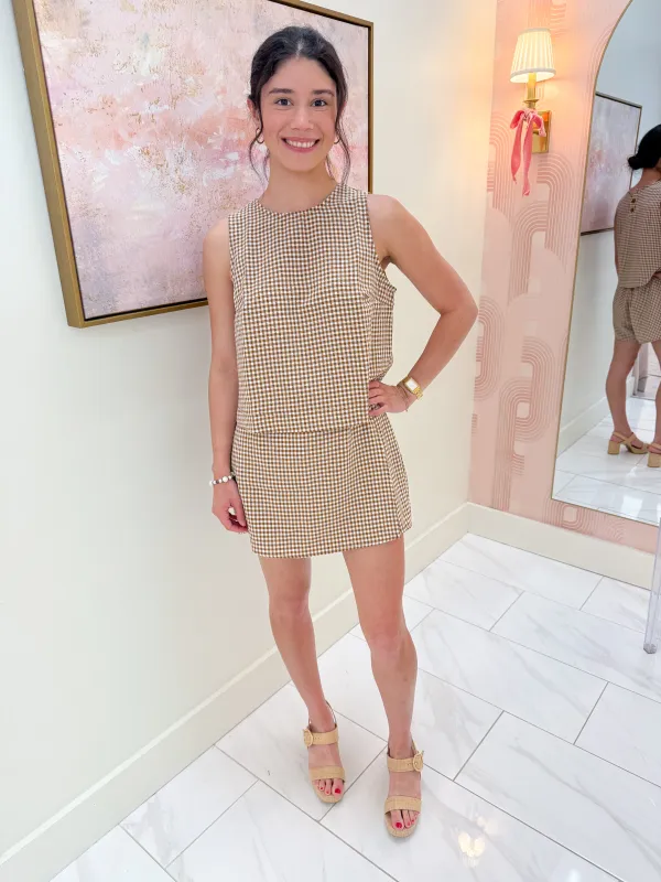 Gingham Skort Set made by HYFVE