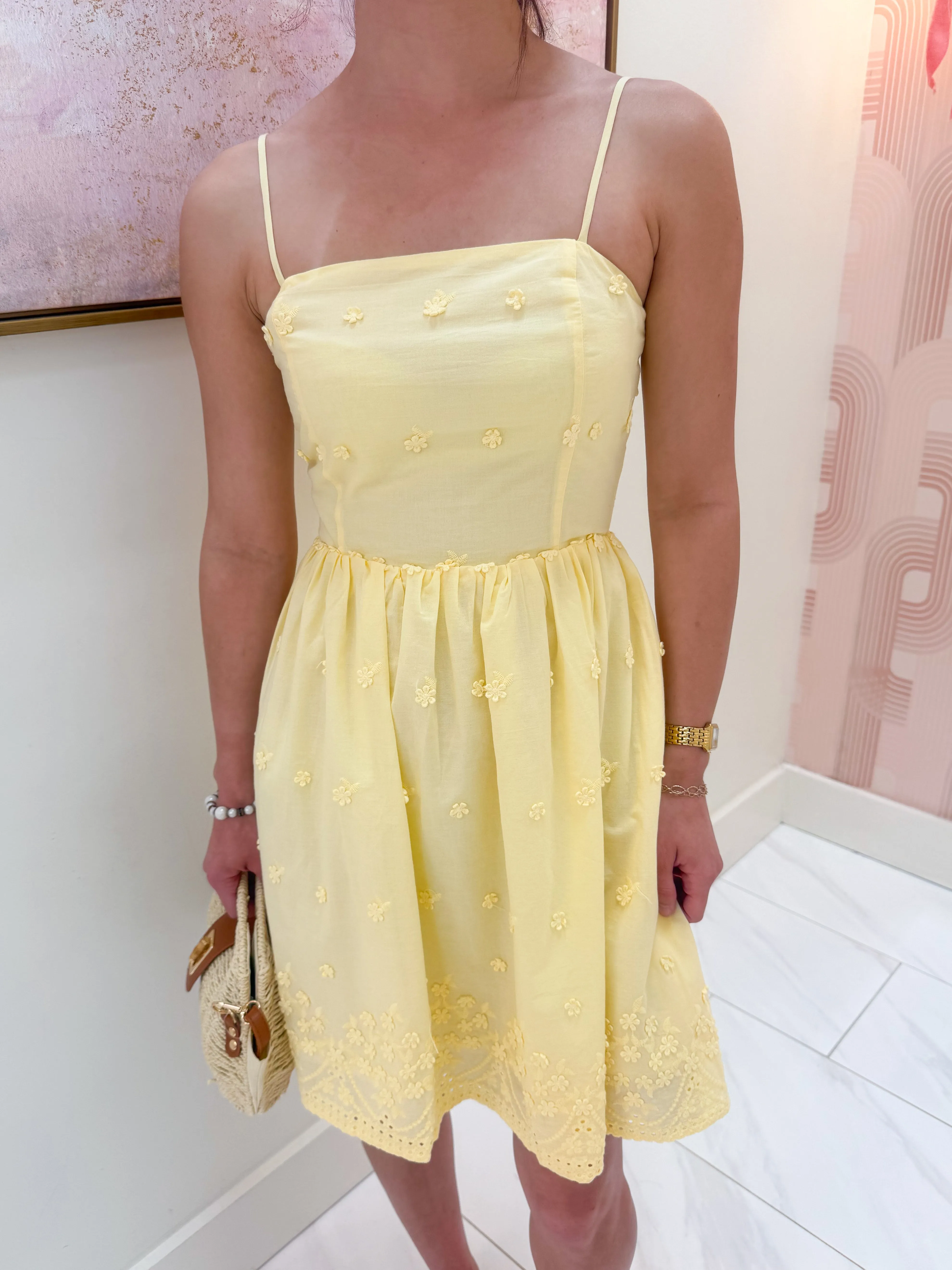 Beachglass Embroidered Mini Dress sold by Mimosa product image thumbnail 2