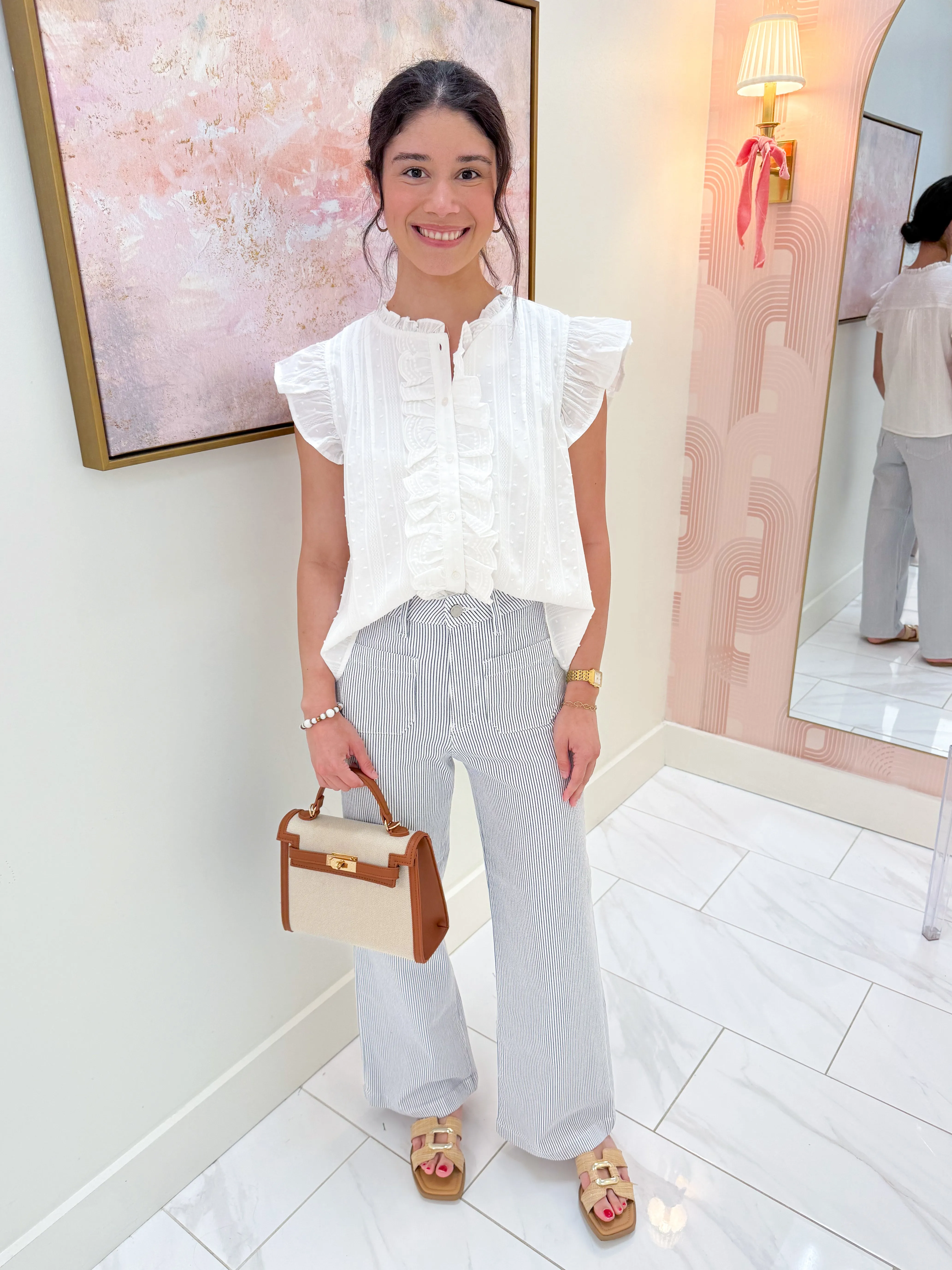 Sweet Spring Swiss Dot Blouse sold by Mimosa product image thumbnail 2