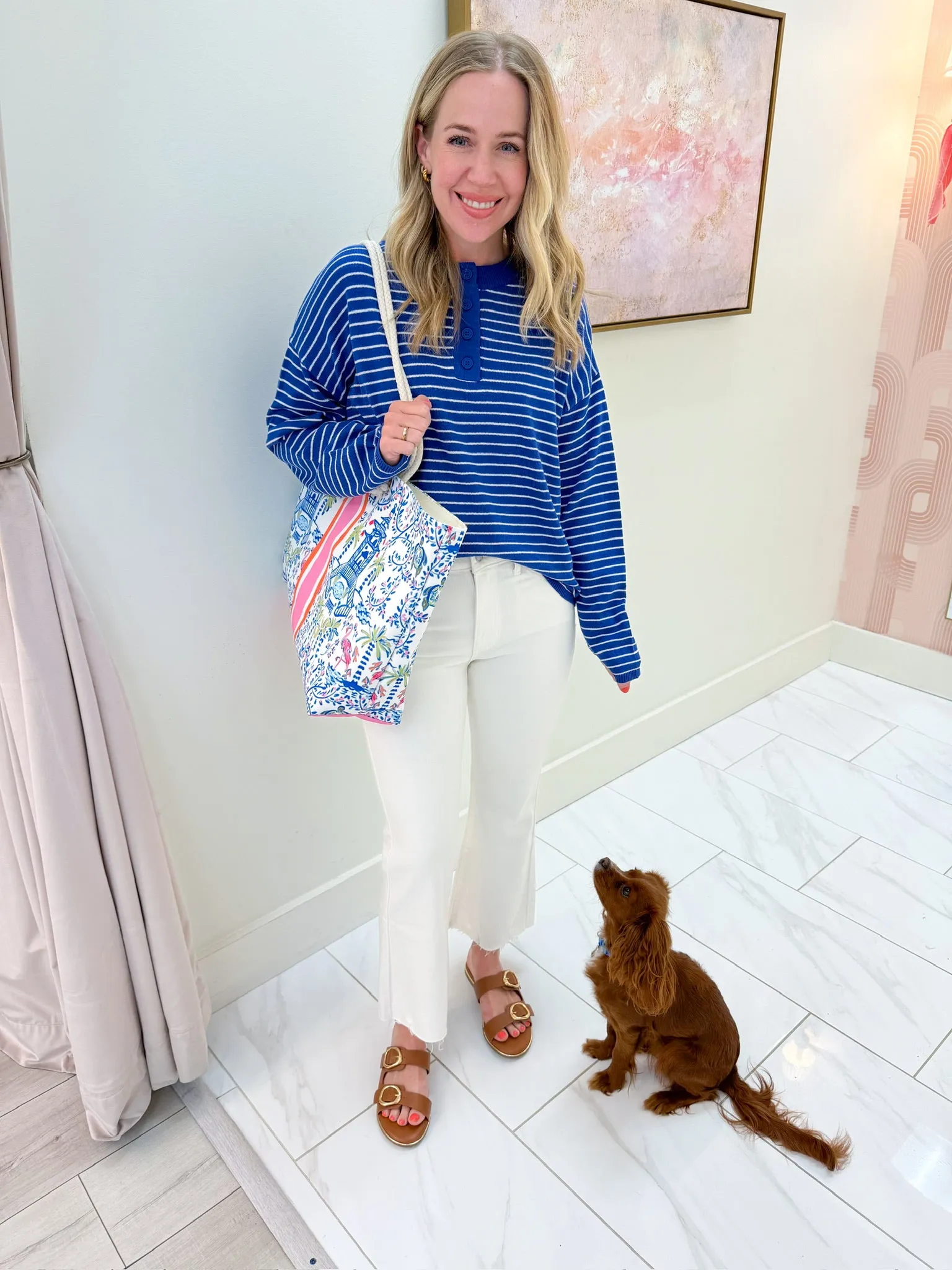Oceanside Stripe Sweater sold by Mimosa product image thumbnail 2
