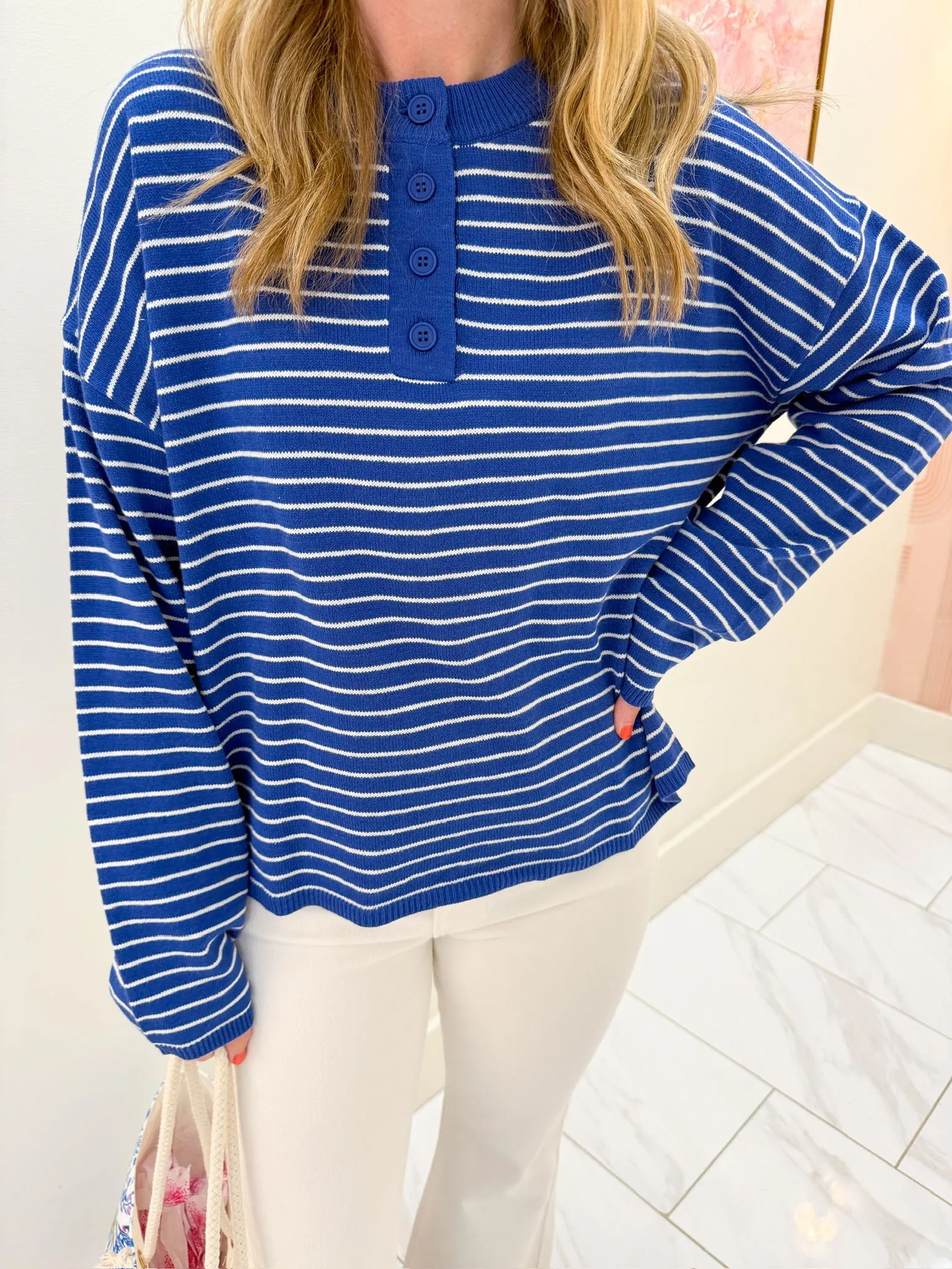 Oceanside Stripe Sweater sold by Mimosa product image thumbnail 3